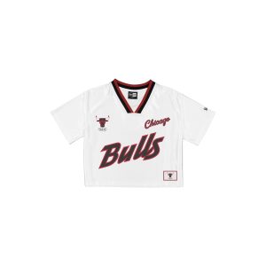 Chicago Bulls Sport Classics Women's Cropped White T-Shirt