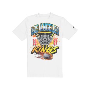 Los Angeles Kings Lifestyle Graphics Fireball White T-Shirt