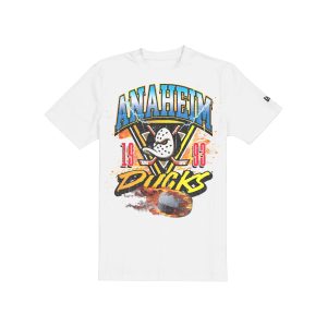 Anaheim Ducks Lifestyle Graphics Fireball White T-Shirt