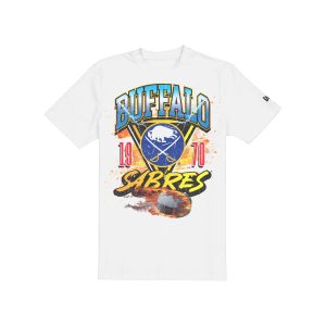 Buffalo Sabres Lifestyle Graphics Fireball White T-Shirt