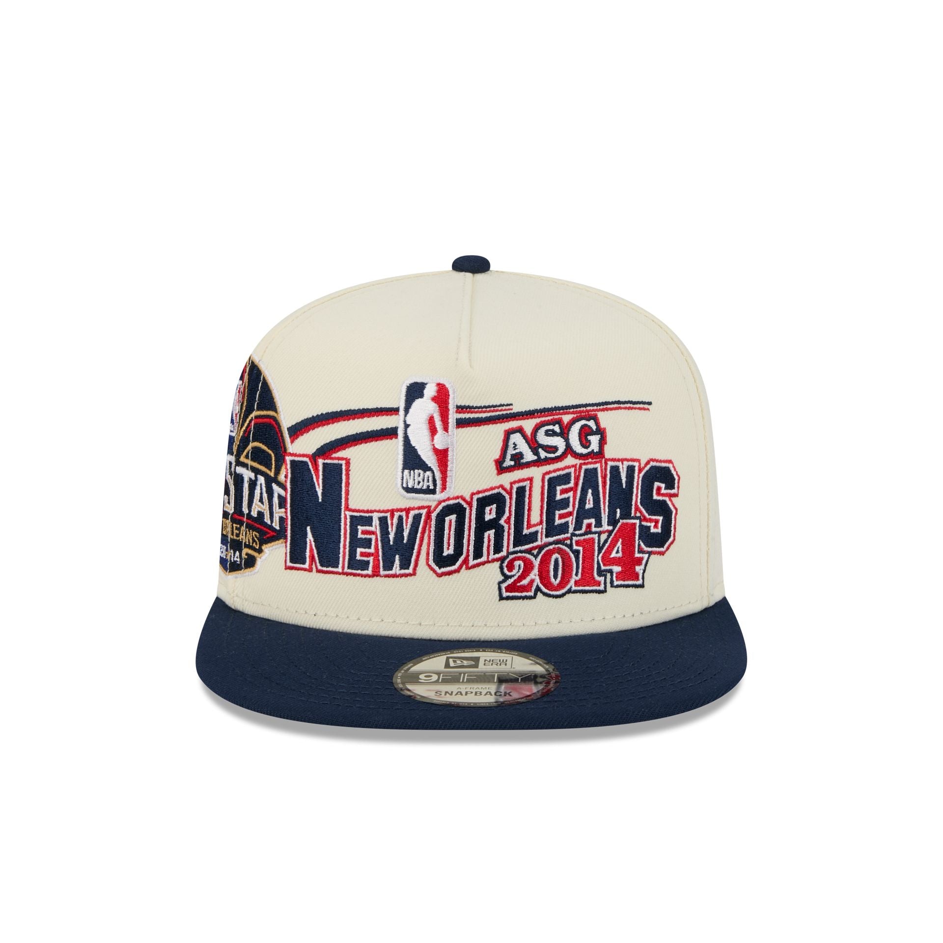 New Orleans Pelicans Hardwood Classics 2014 All-Star Game 9FIFTY A-Frame Snapback Hat - Image 2