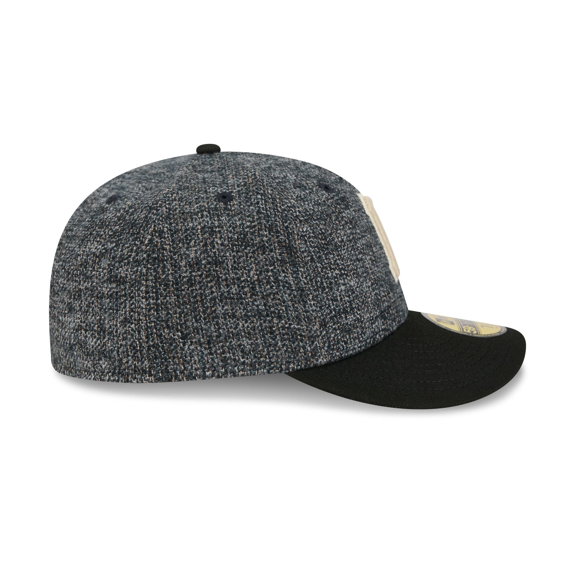 Pittsburgh Pirates Three Looms Tweedy Cotton Black 59FIFTY Fitted Hat - Image 5