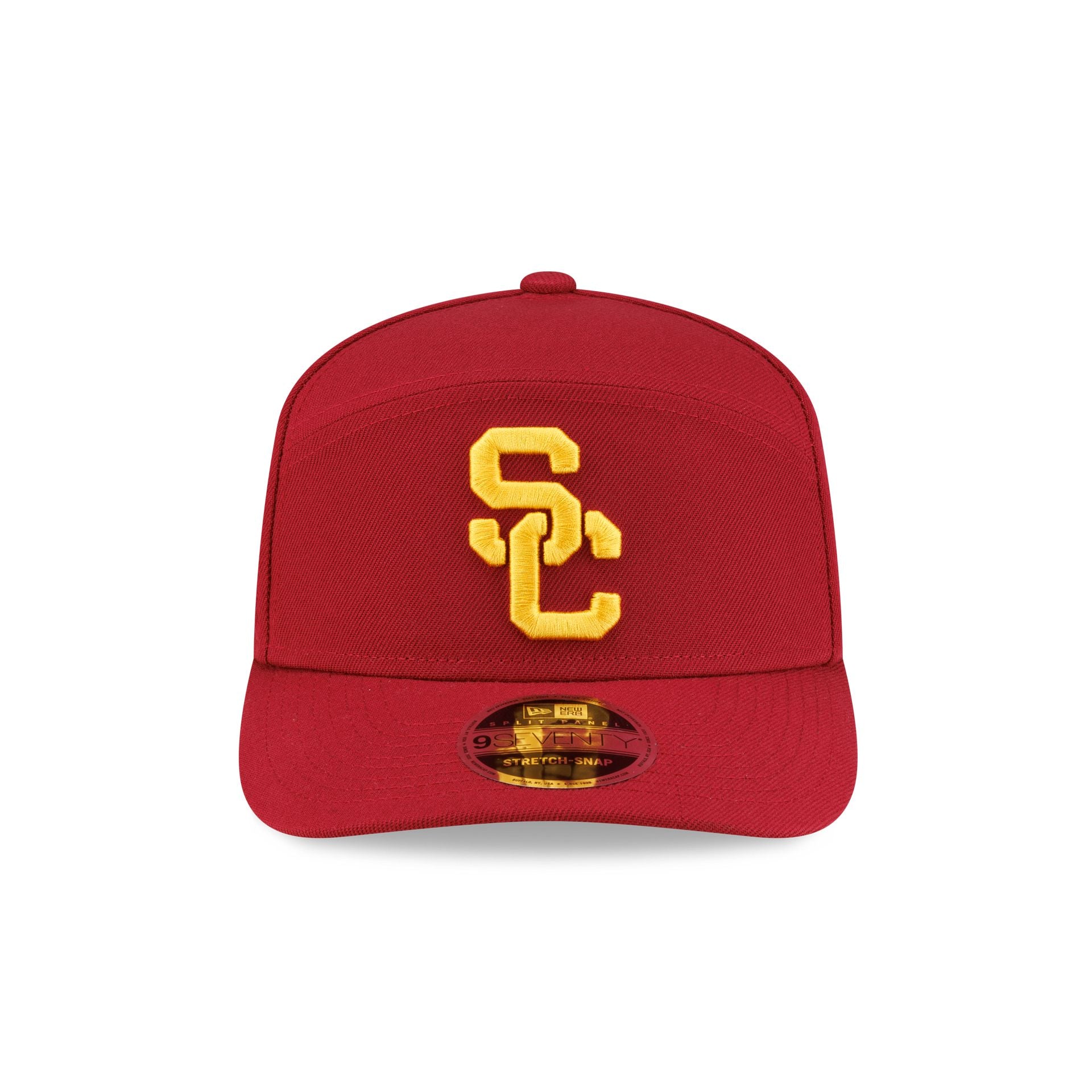 USC Trojans Poly Split Panel 9SEVENTY Stretch-Snap Hat - Image 2
