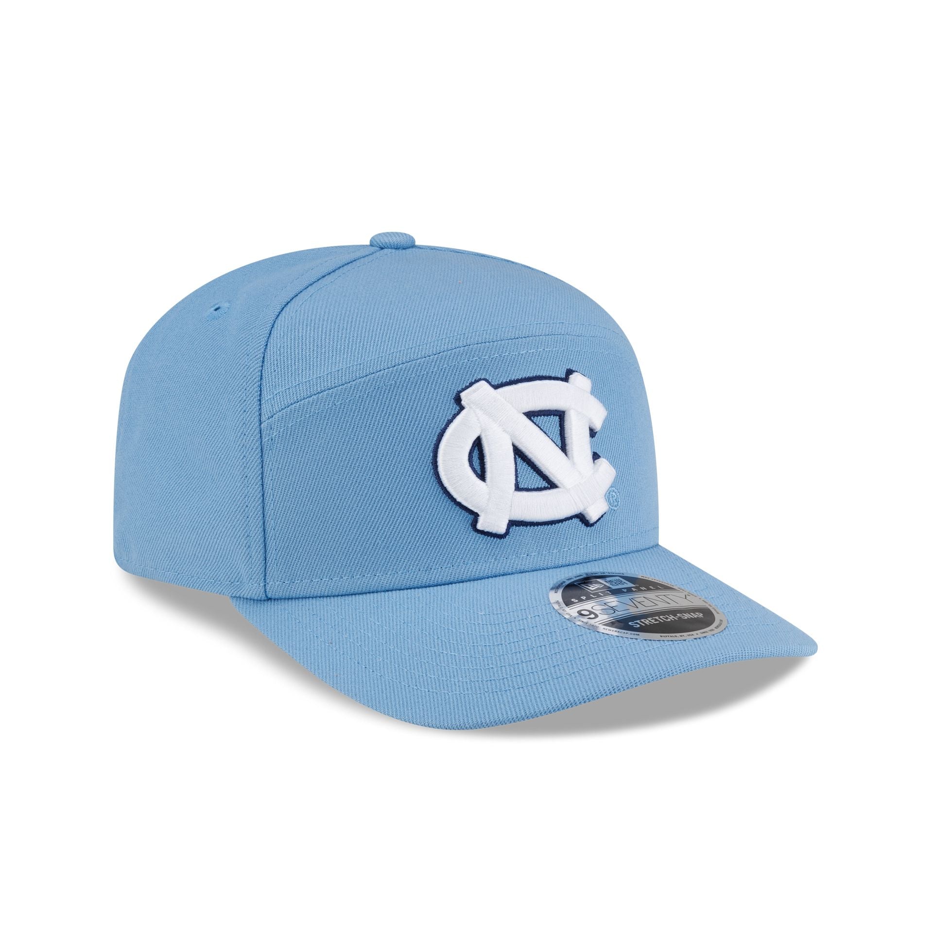 North Carolina Tar Heels Poly Split Panel 9SEVENTY Stretch-Snap Hat - Image 3