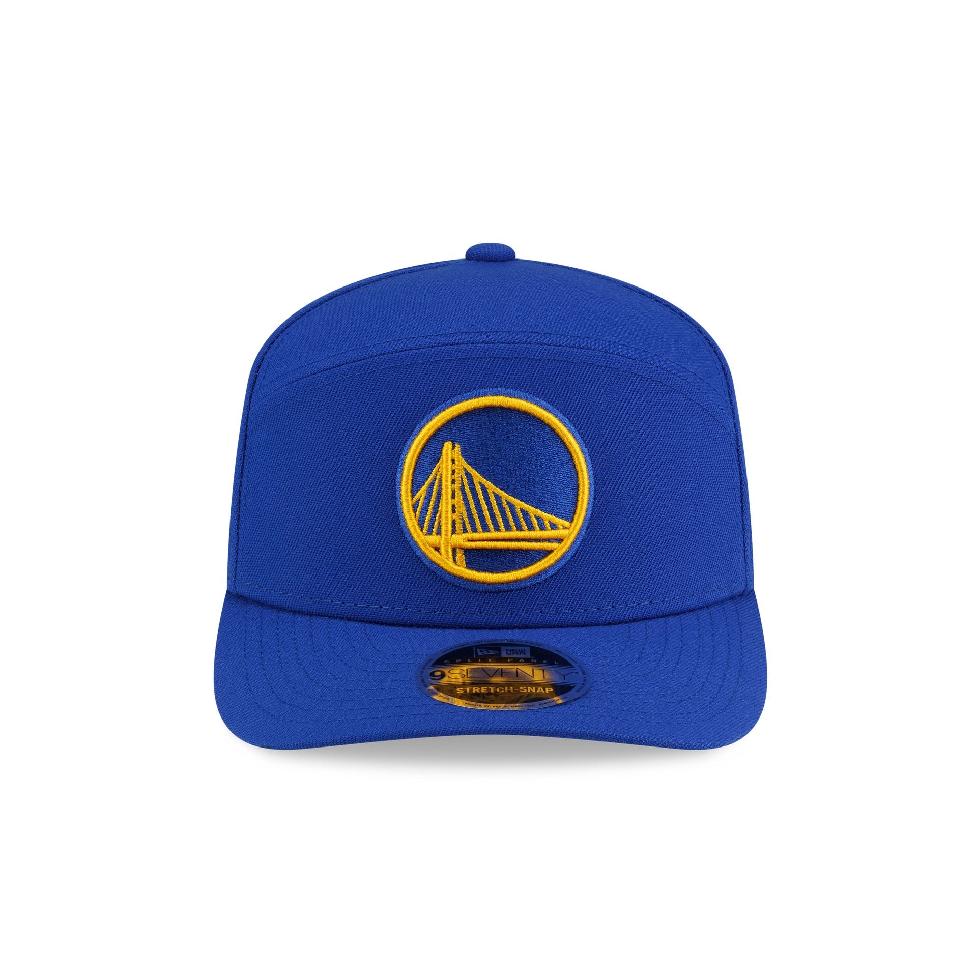 Golden State Warriors Poly Split Panel 9SEVENTY Stretch-Snap Hat - Image 2