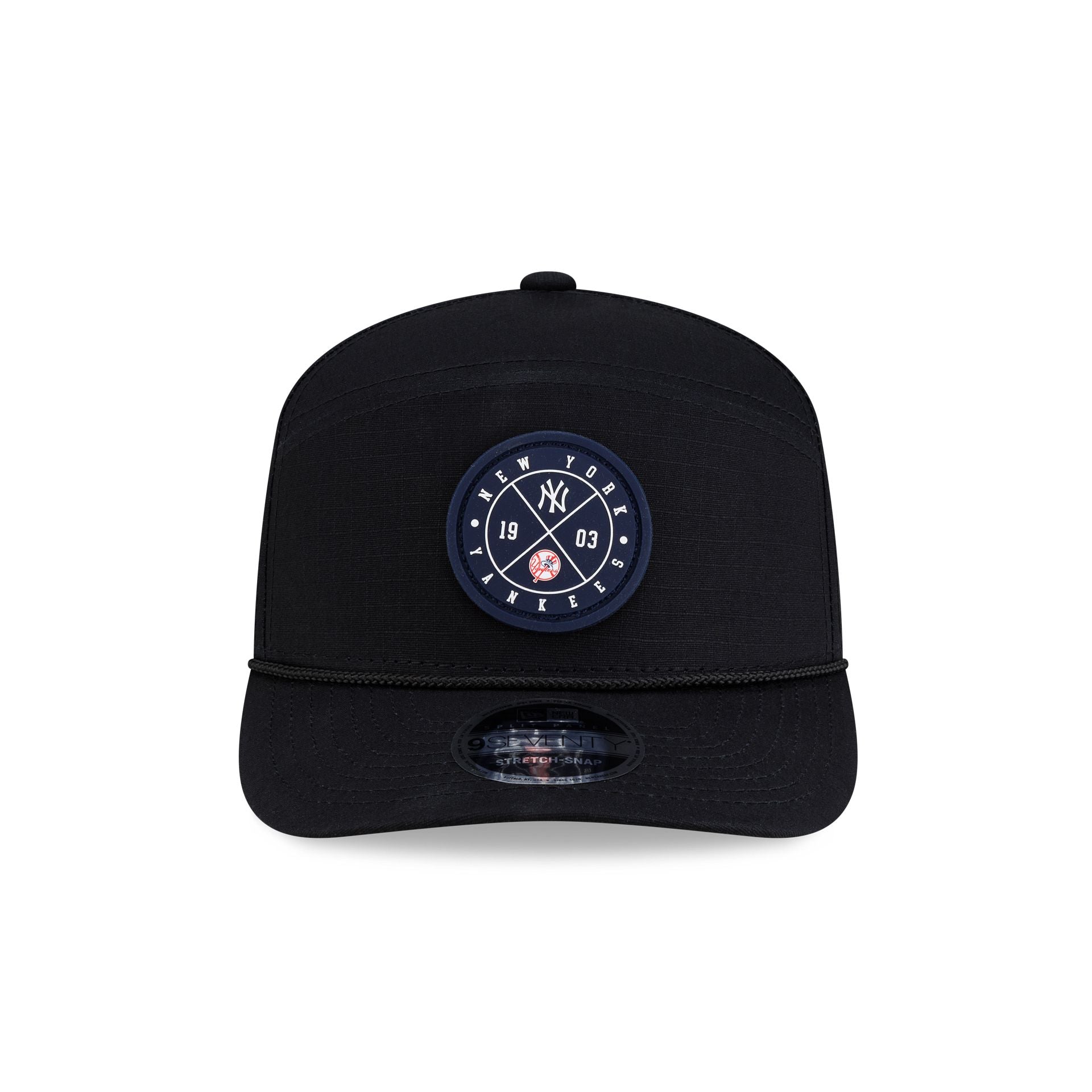 New York Yankees Cotton Ripstop Split Panel 9SEVENTY Stretch-Snap Hat - Image 2