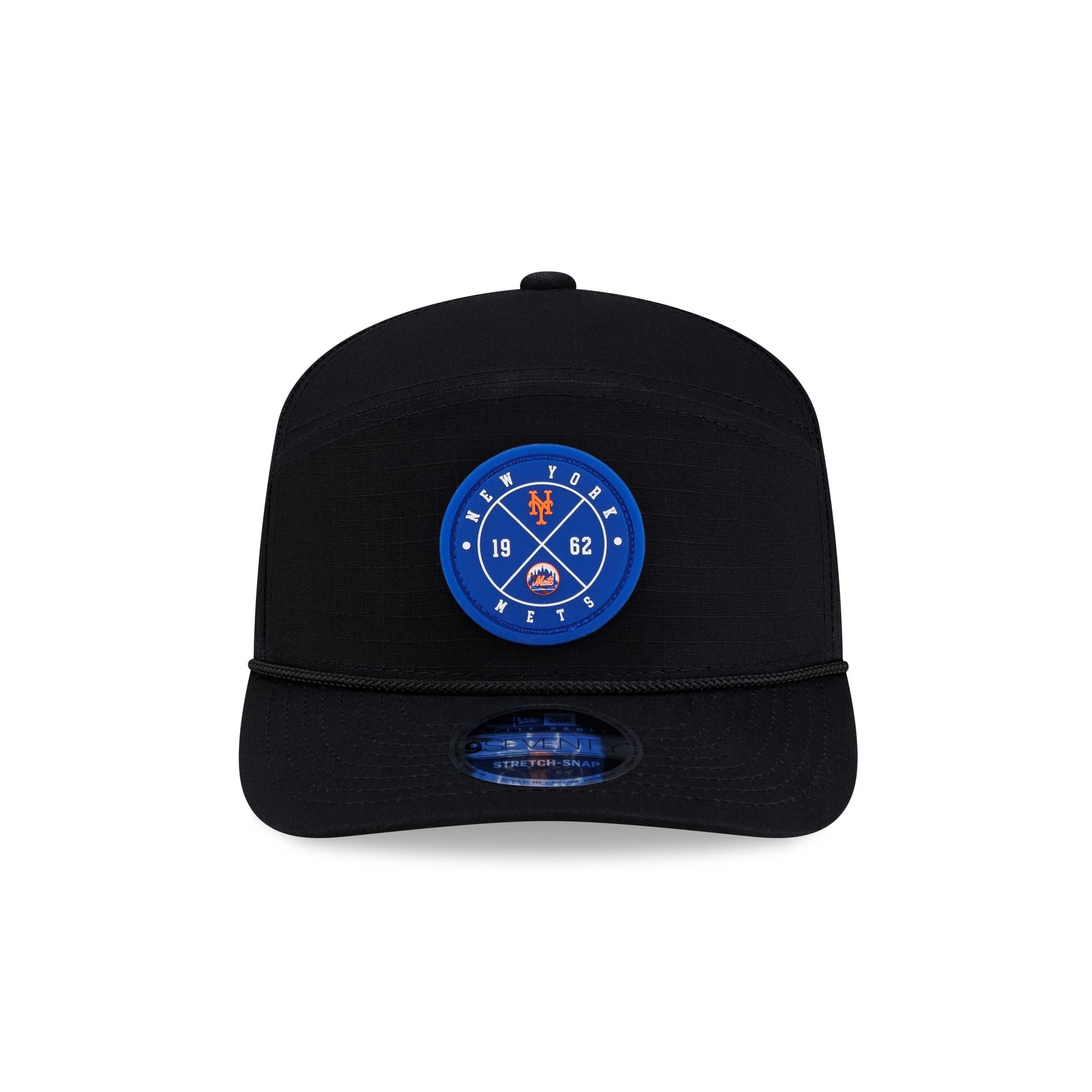 New York Mets Cotton Ripstop Split Panel 9SEVENTY Stretch-Snap Hat - Image 4