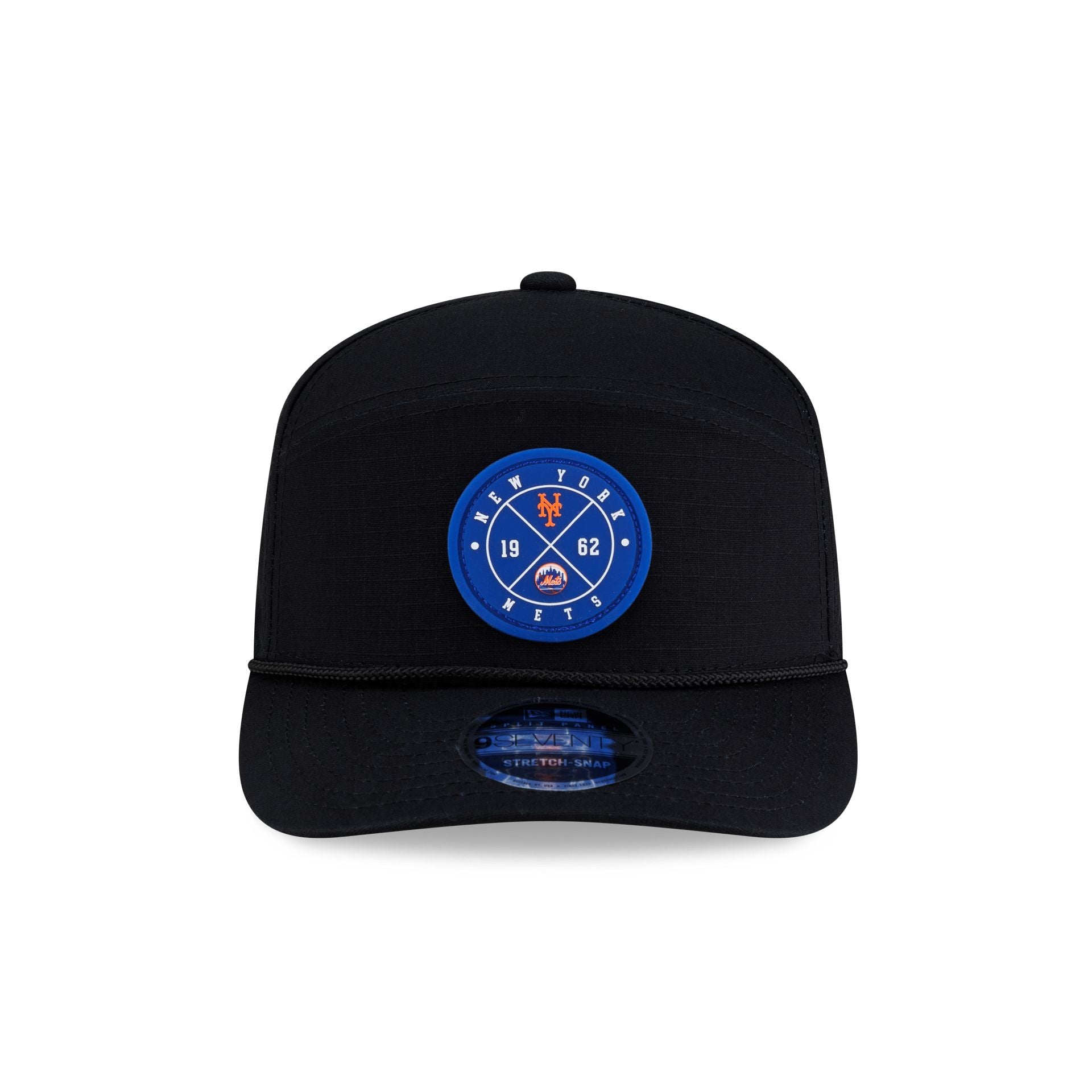 New York Mets Cotton Ripstop Split Panel 9SEVENTY Stretch-Snap Hat - Image 3