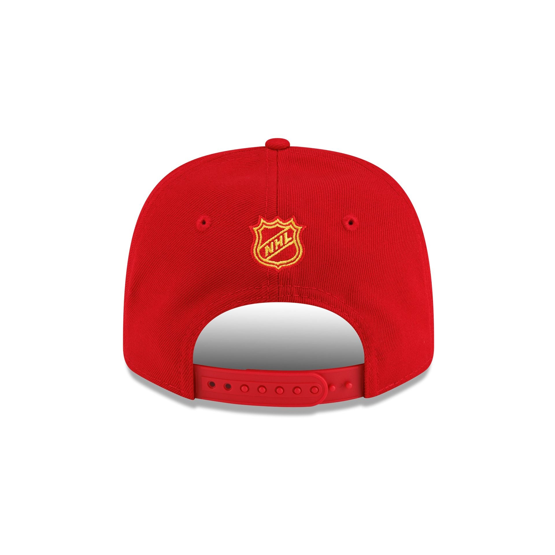 Calgary Flames Poly Split Panel 9SEVENTY Stretch-Snap Hat - Image 6