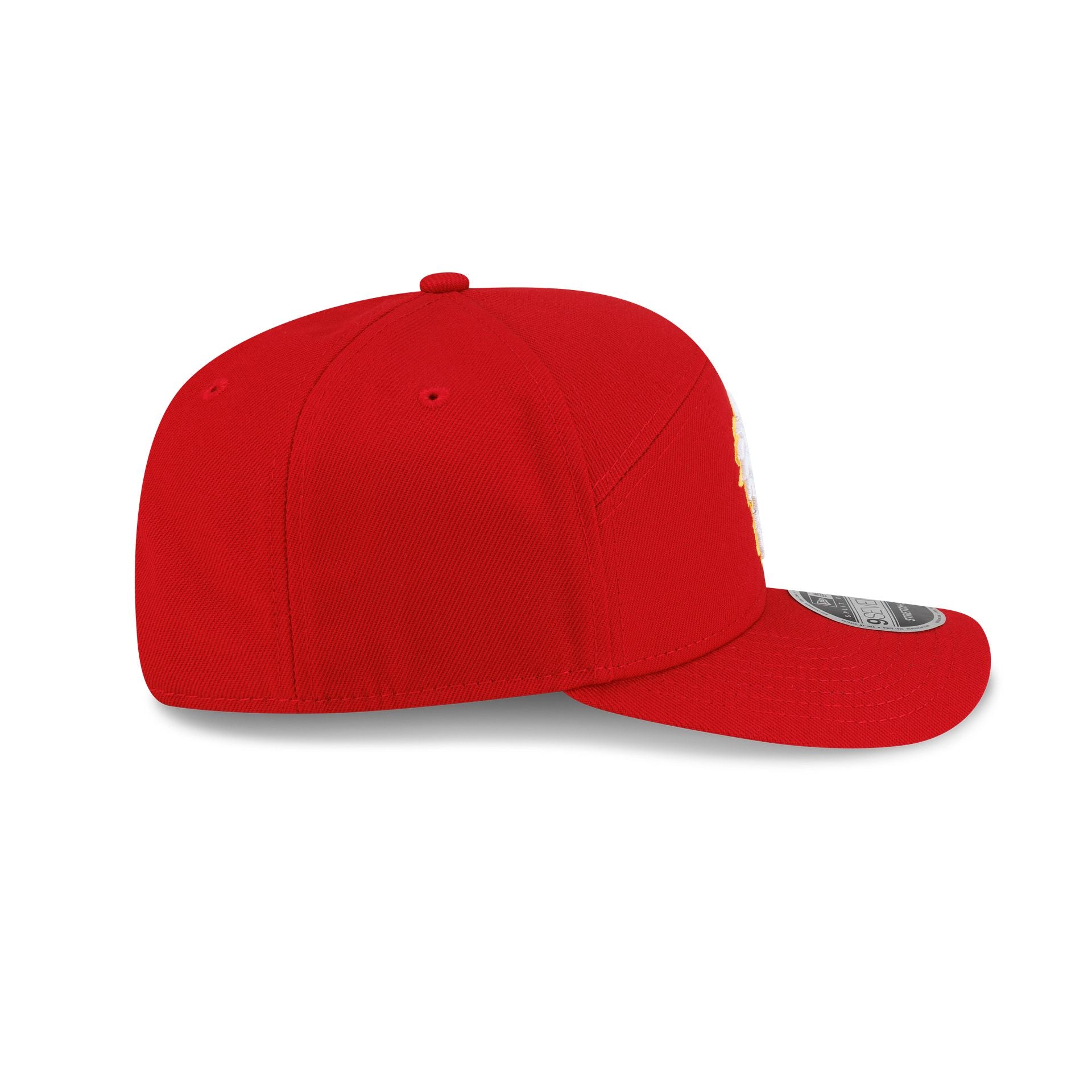 Calgary Flames Poly Split Panel 9SEVENTY Stretch-Snap Hat - Image 5