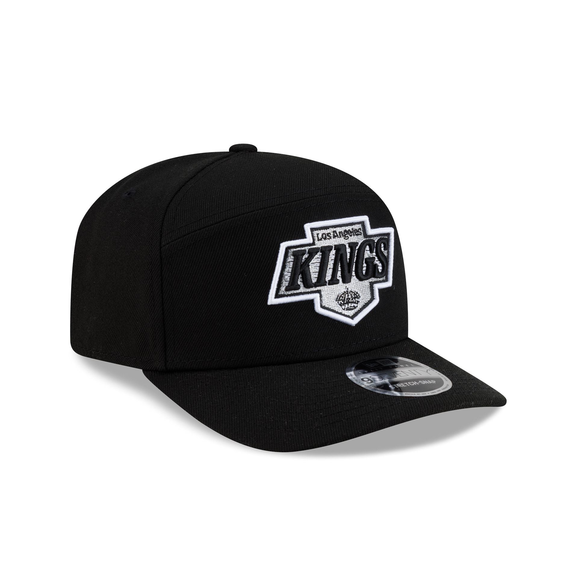 Los Angeles Kings Poly Split Panel 9SEVENTY Stretch-Snap Hat - Image 3