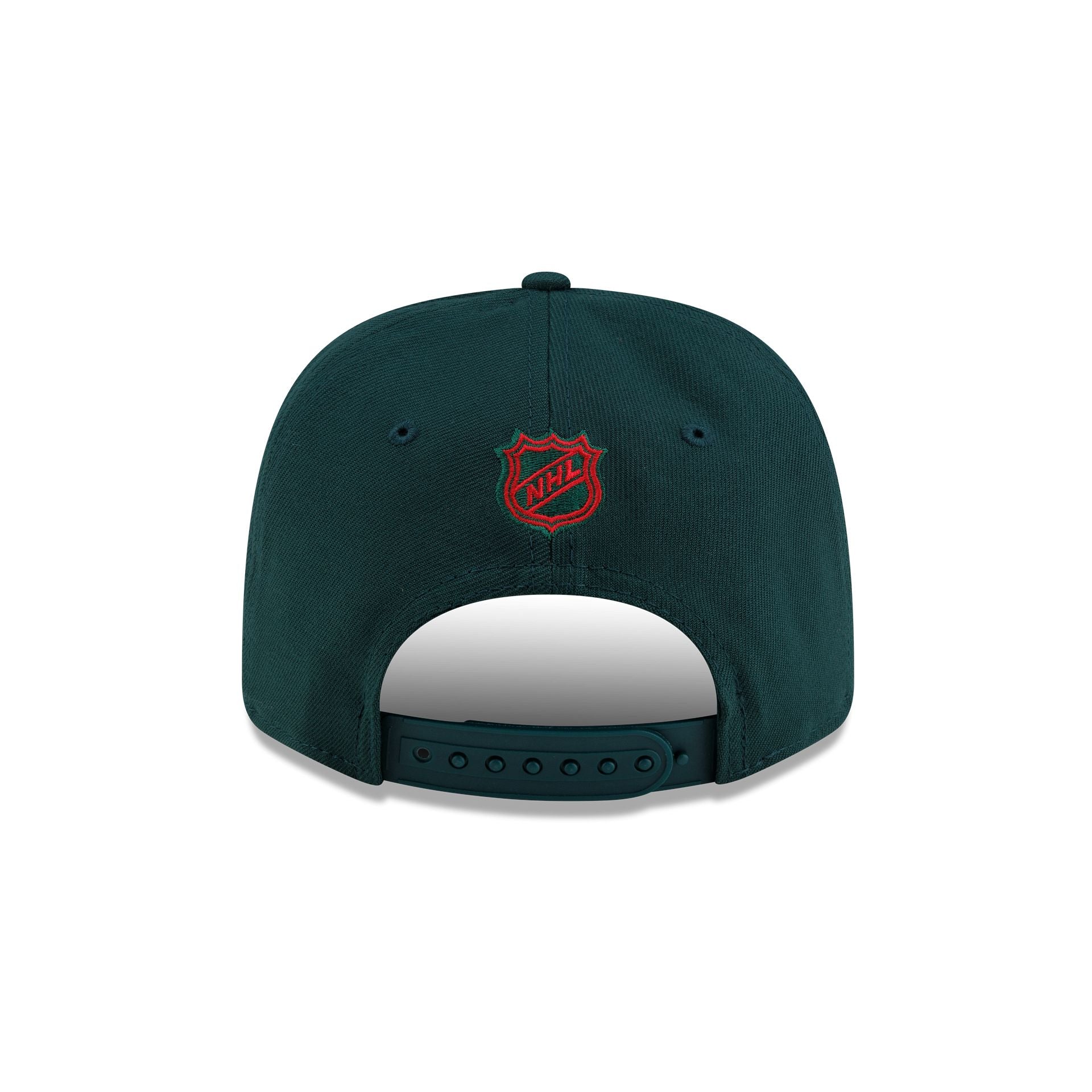 Minnesota Wild Poly Split Panel 9SEVENTY Stretch-Snap Hat - Image 6