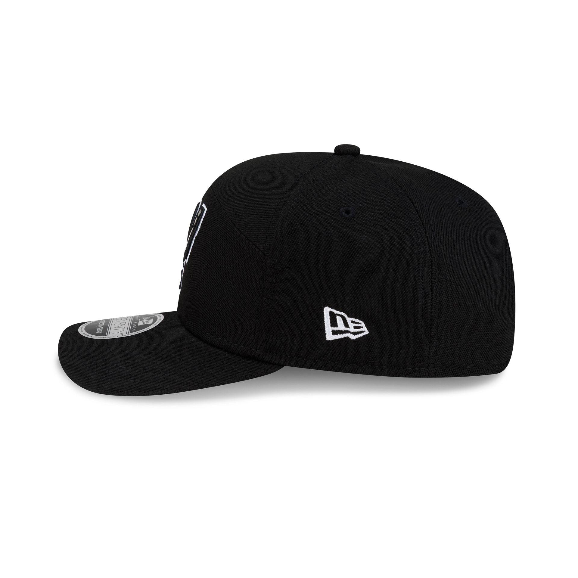 San Antonio Spurs Poly Split Panel 9SEVENTY Stretch-Snap Hat - Image 4
