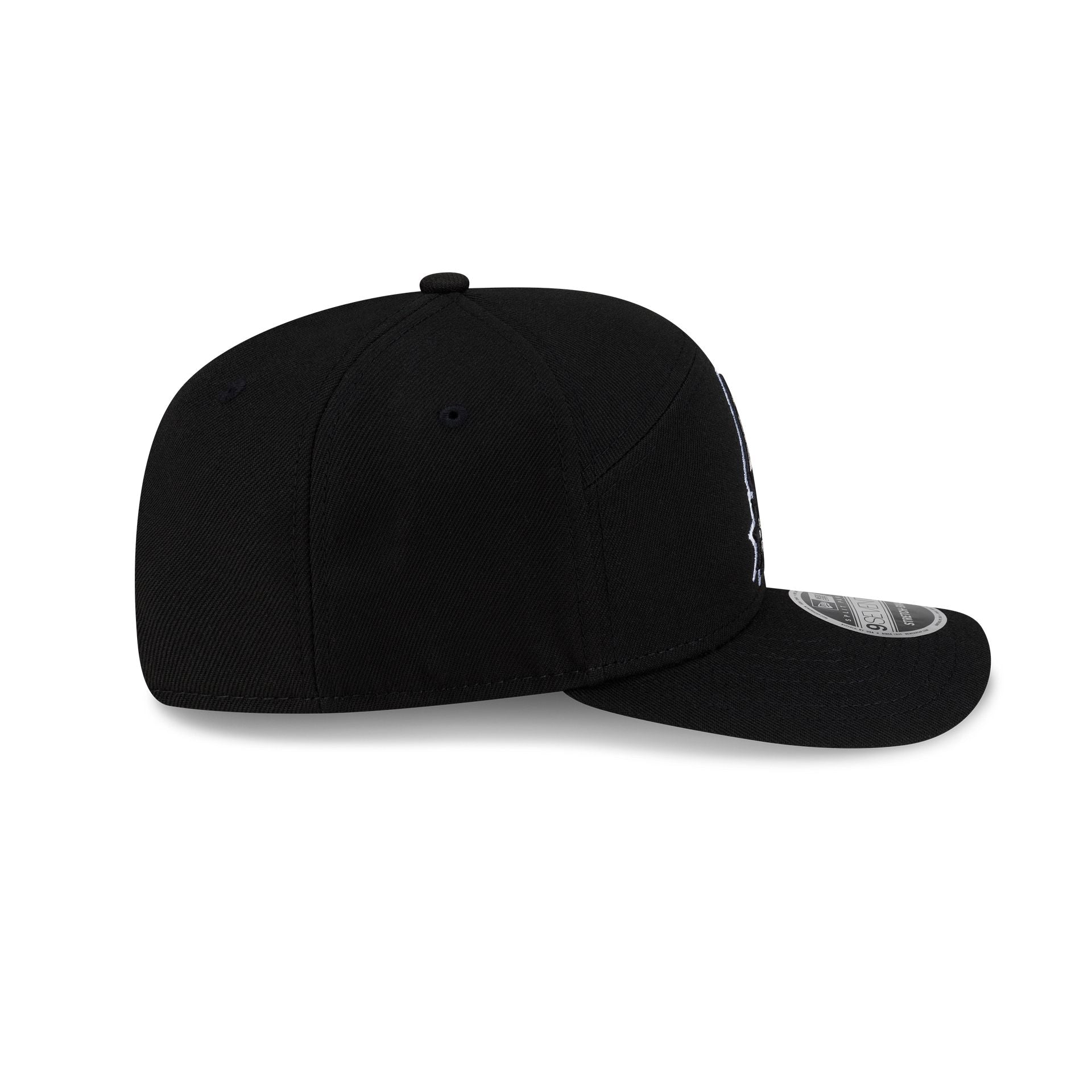 San Antonio Spurs Poly Split Panel 9SEVENTY Stretch-Snap Hat - Image 5