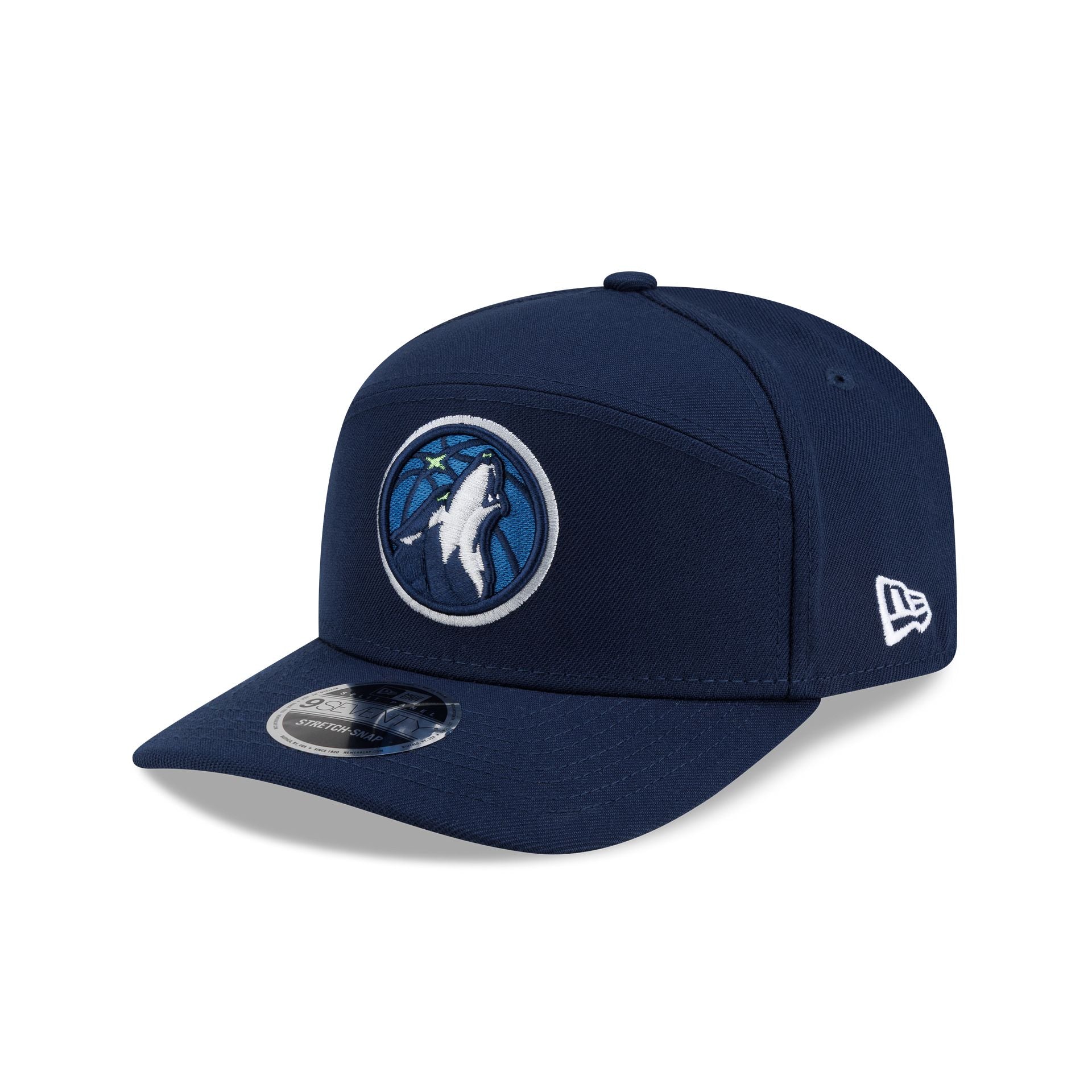 Minnesota Timberwolves Poly Split Panel 9SEVENTY Stretch-Snap Hat