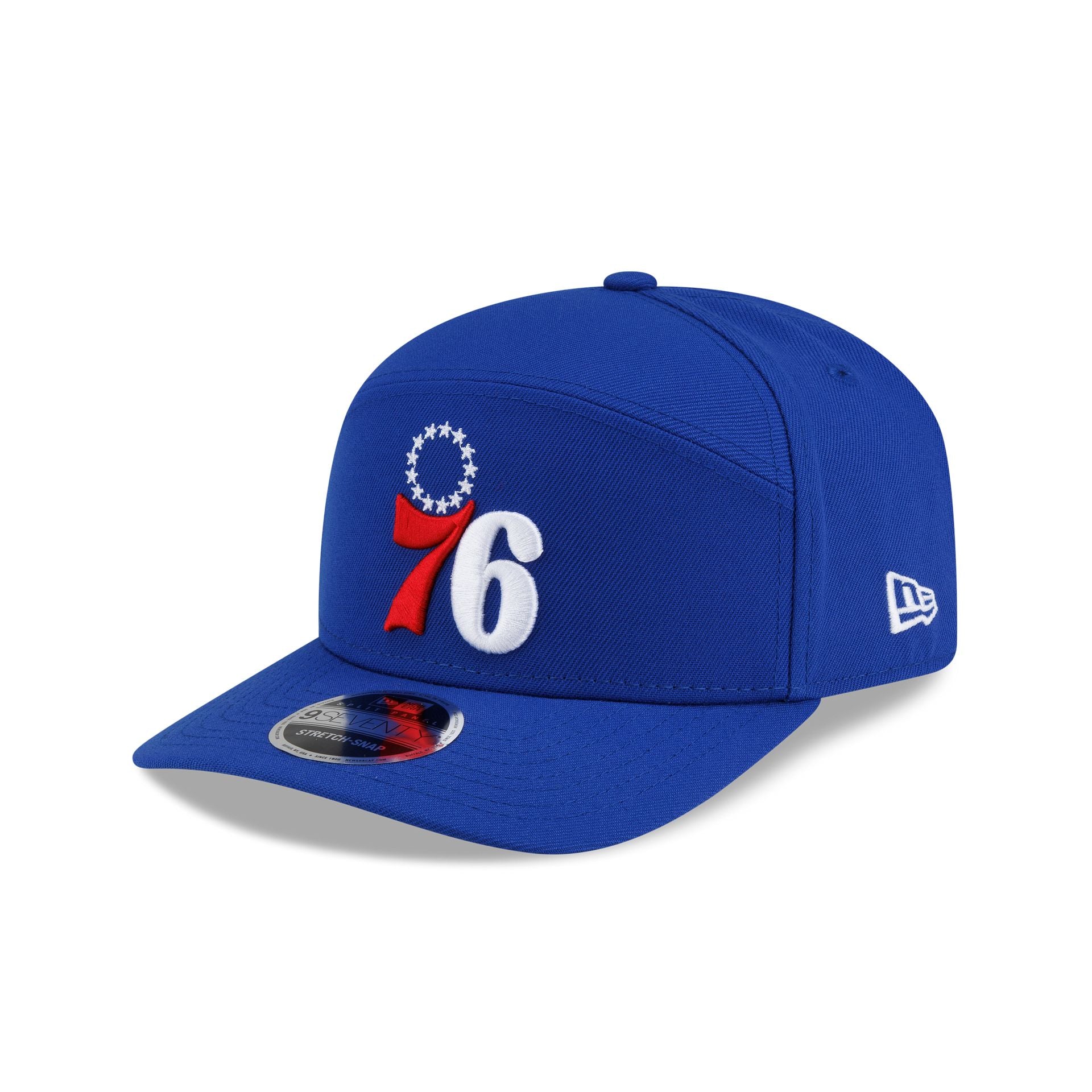Philadelphia 76ers Poly Split Panel 9SEVENTY Stretch-Snap Hat