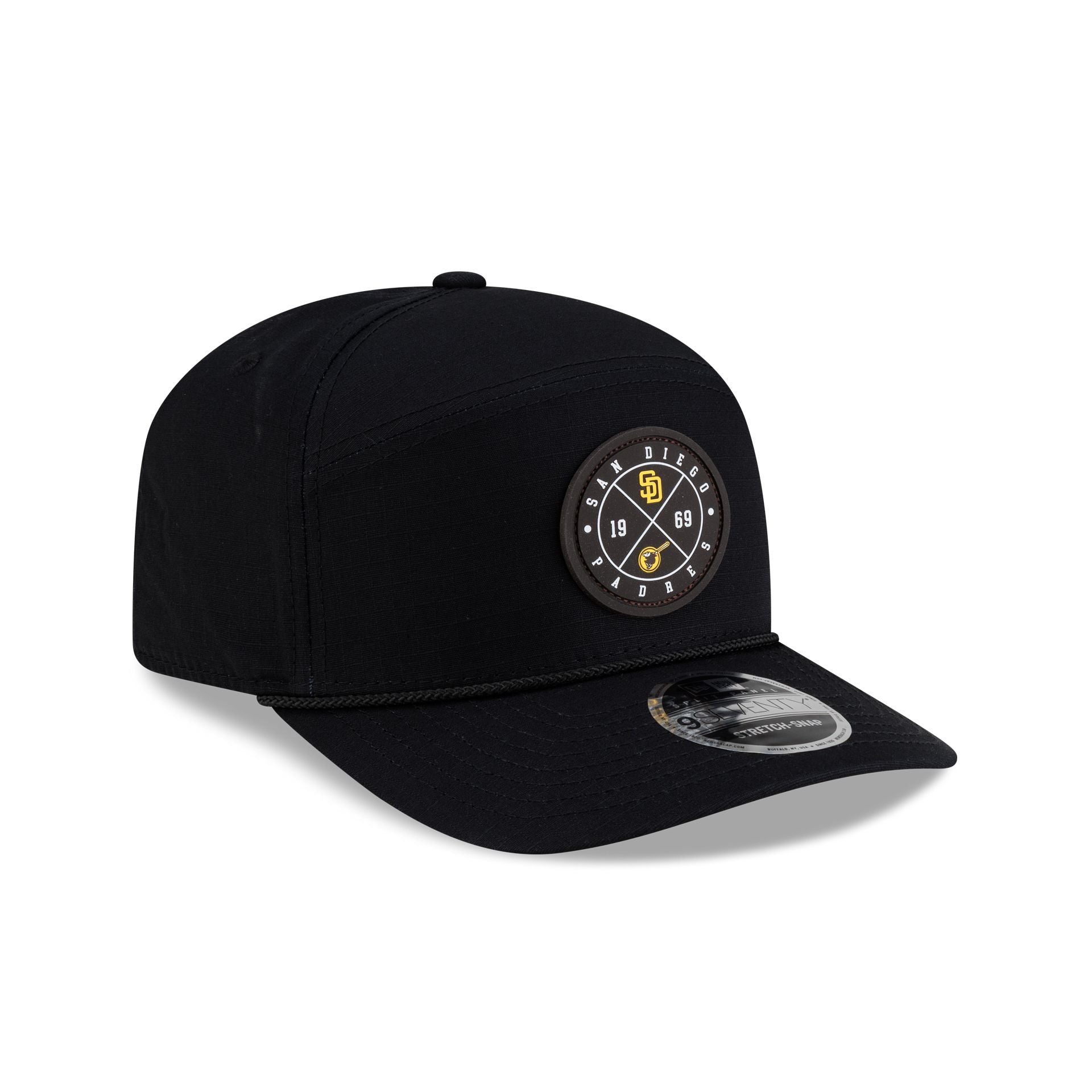 San Diego Padres Cotton Ripstop Split Panel 9SEVENTY Stretch-Snap Hat - Image 3
