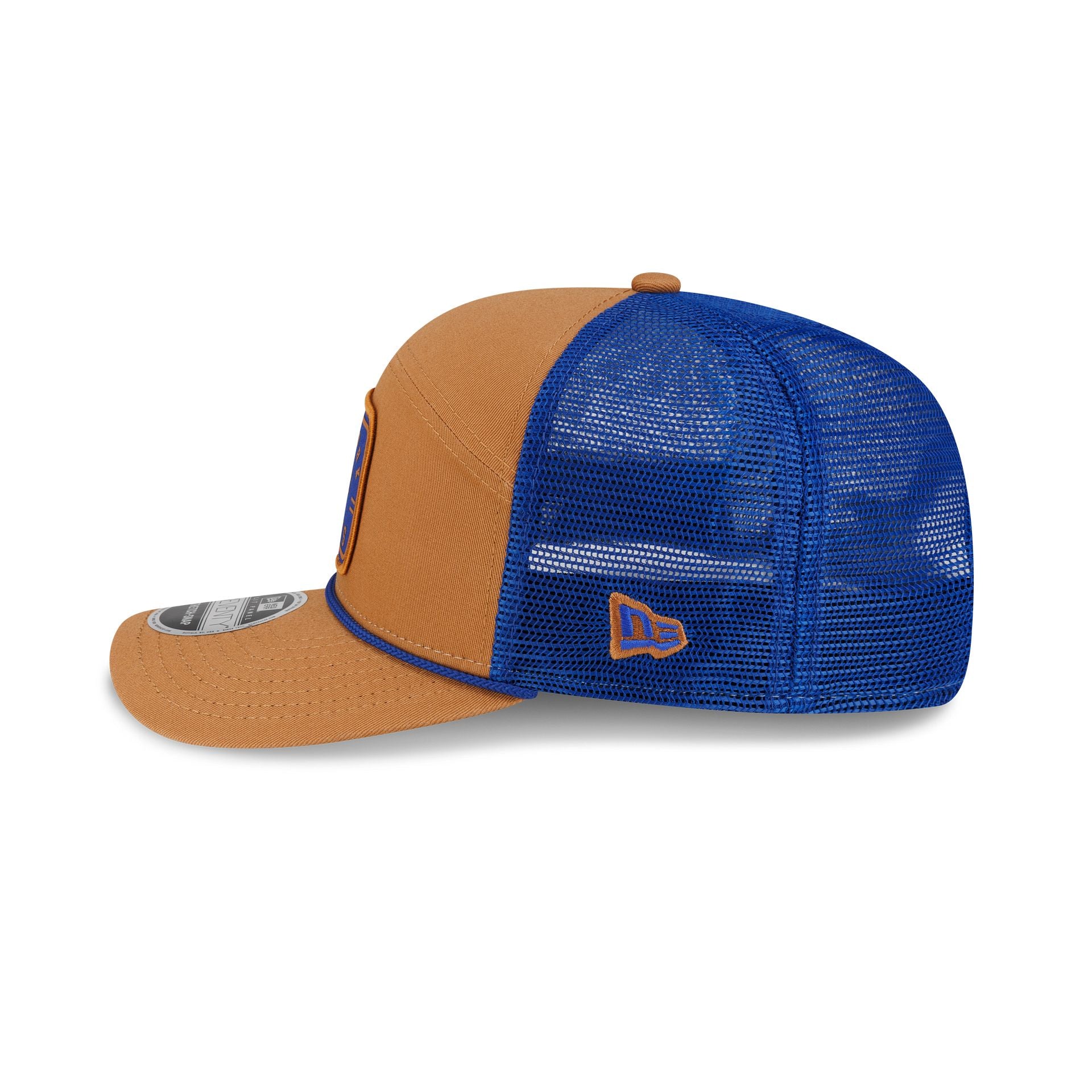 New York Mets Light Bronze Split Panel 9SEVENTY Trucker Hat - Image 4