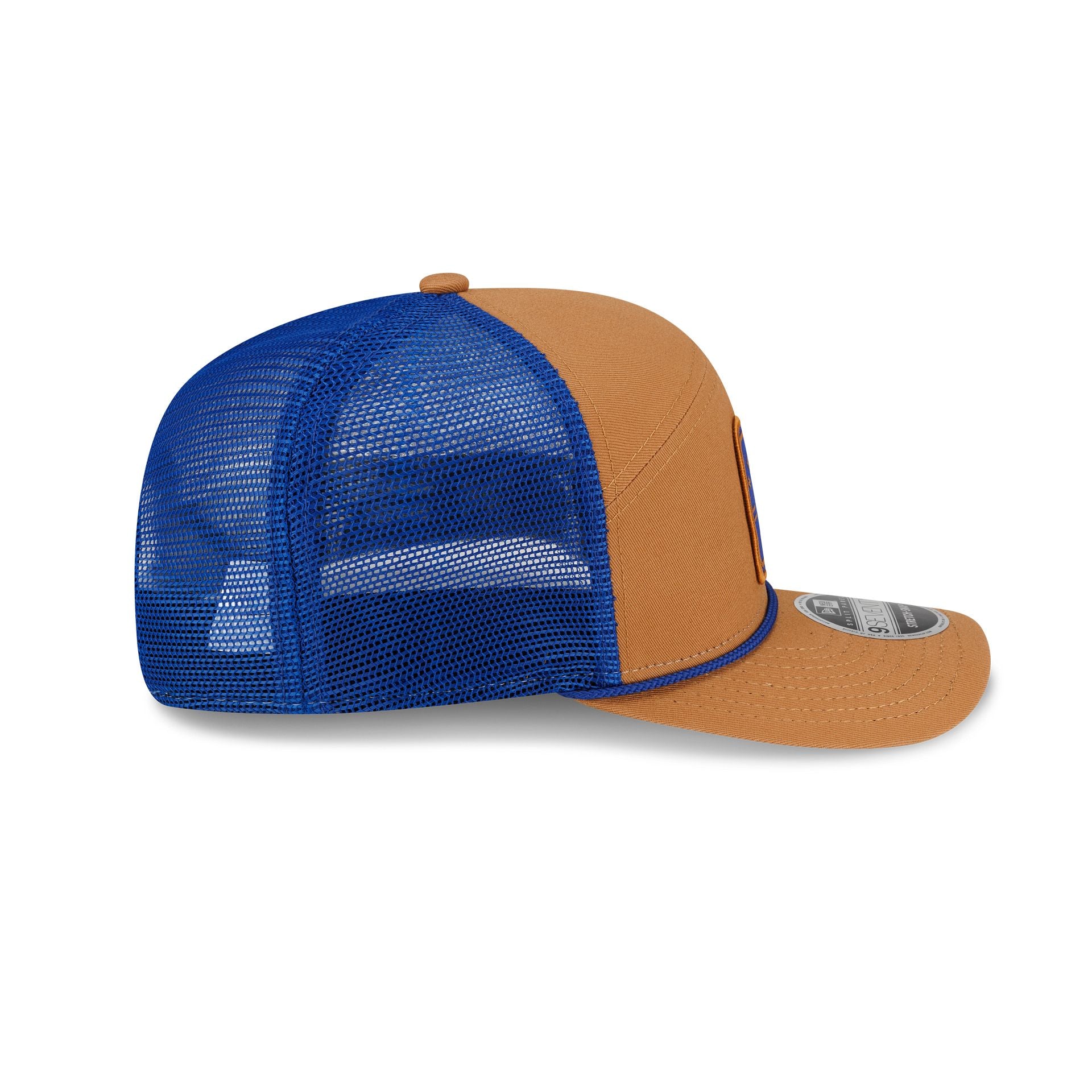 New York Mets Light Bronze Split Panel 9SEVENTY Trucker Hat - Image 5