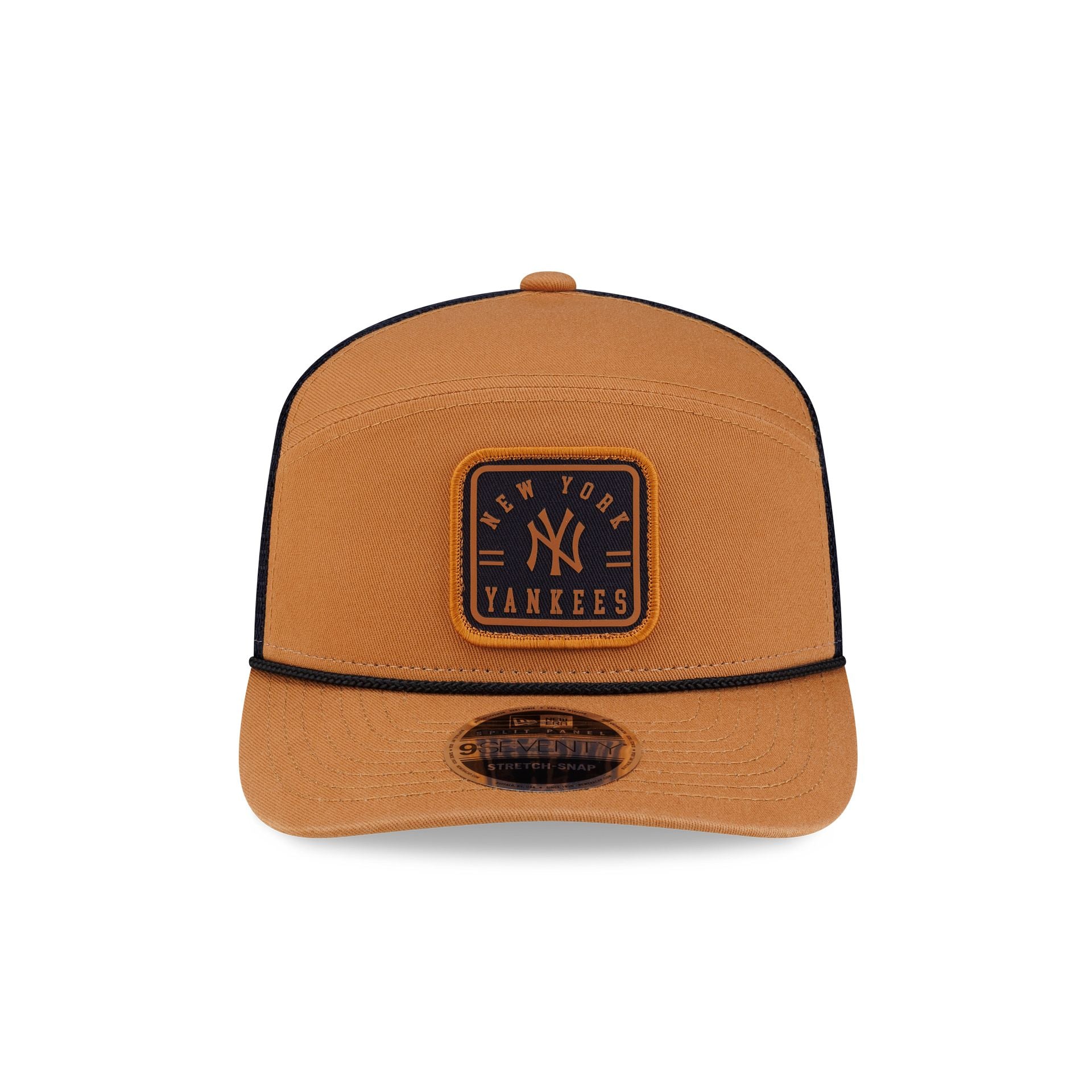 New York Yankees Light Bronze Split Panel 9SEVENTY Trucker Hat - Image 2