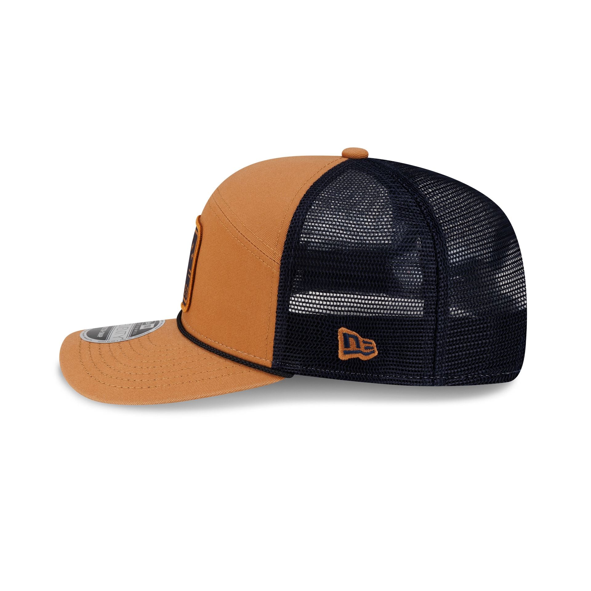 New York Yankees Light Bronze Split Panel 9SEVENTY Trucker Hat - Image 4