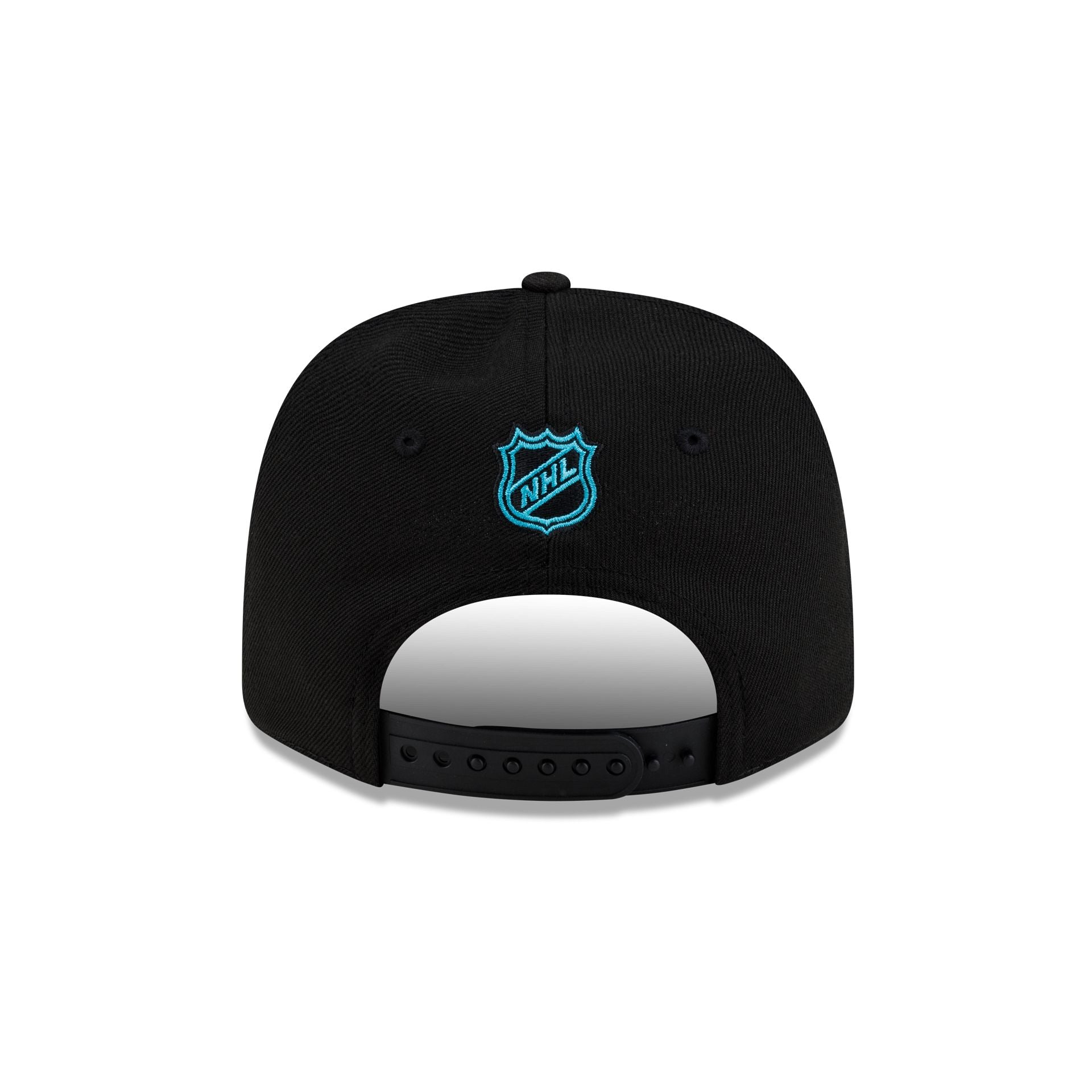 San Jose Sharks Poly Split Panel 9SEVENTY Stretch-Snap Hat - Image 6