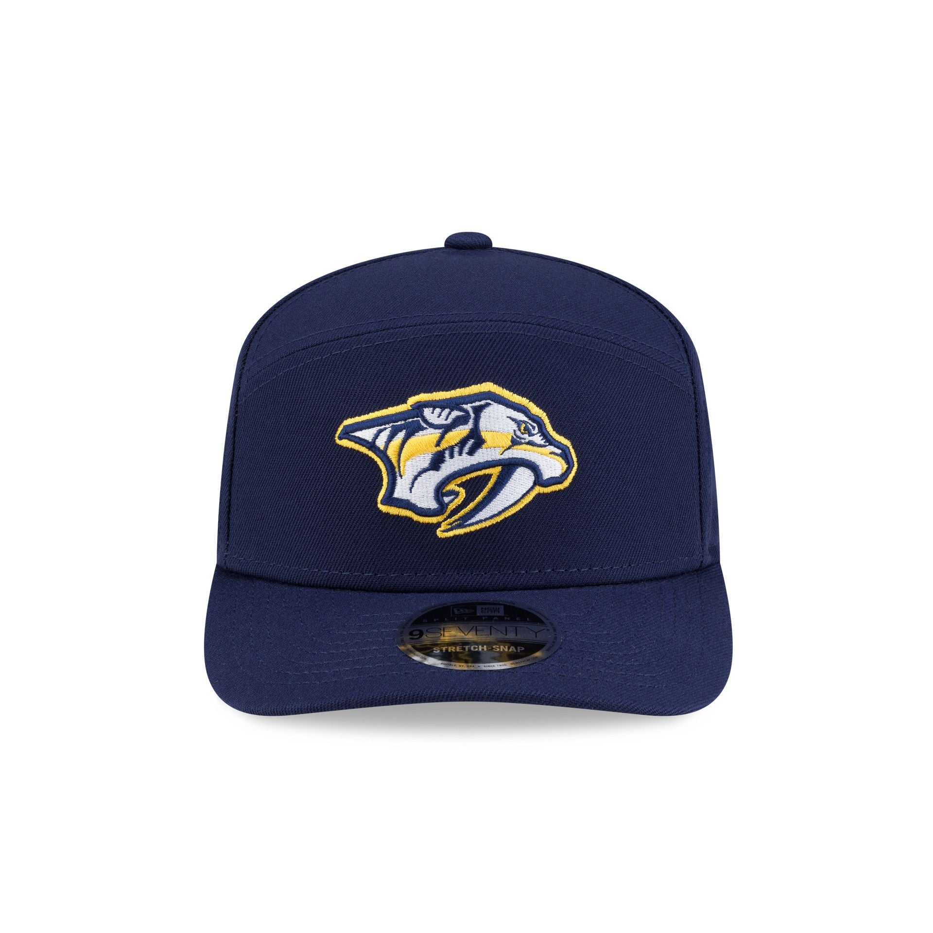 Nashville Predators Poly Split Panel 9SEVENTY Stretch-Snap Hat - Image 2