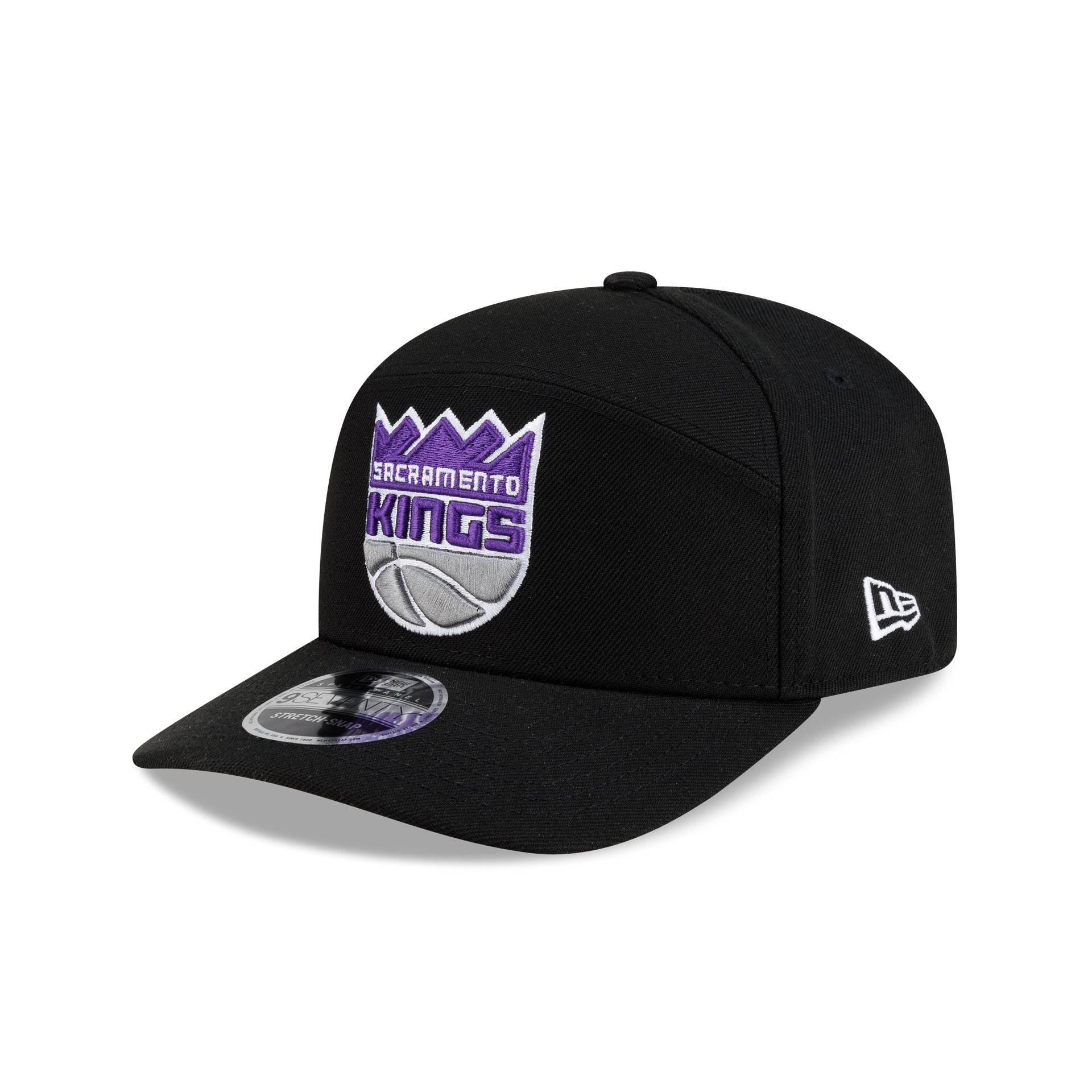 Sacramento Kings Poly Split Panel 9SEVENTY Stretch-Snap Hat