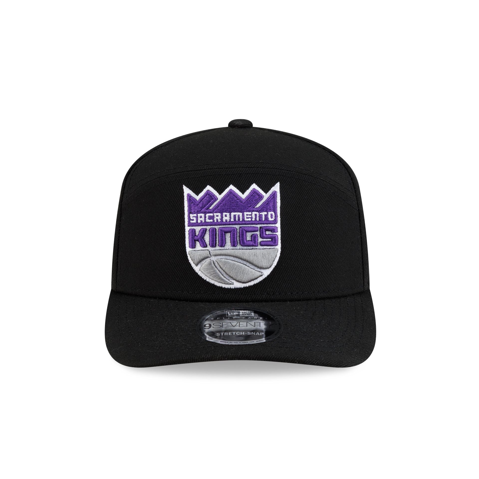 Sacramento Kings Poly Split Panel 9SEVENTY Stretch-Snap Hat - Image 2