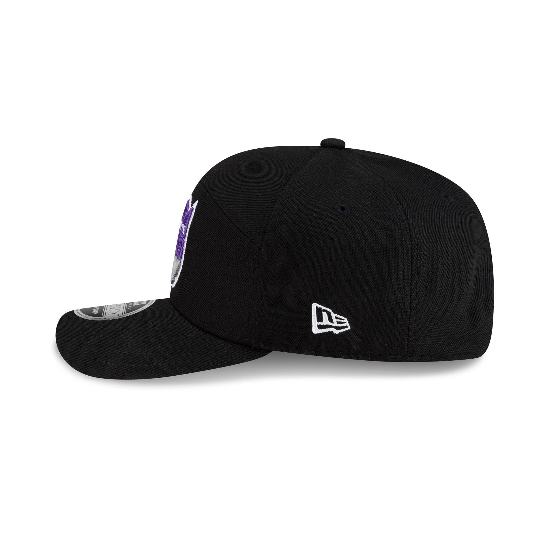 Sacramento Kings Poly Split Panel 9SEVENTY Stretch-Snap Hat - Image 4