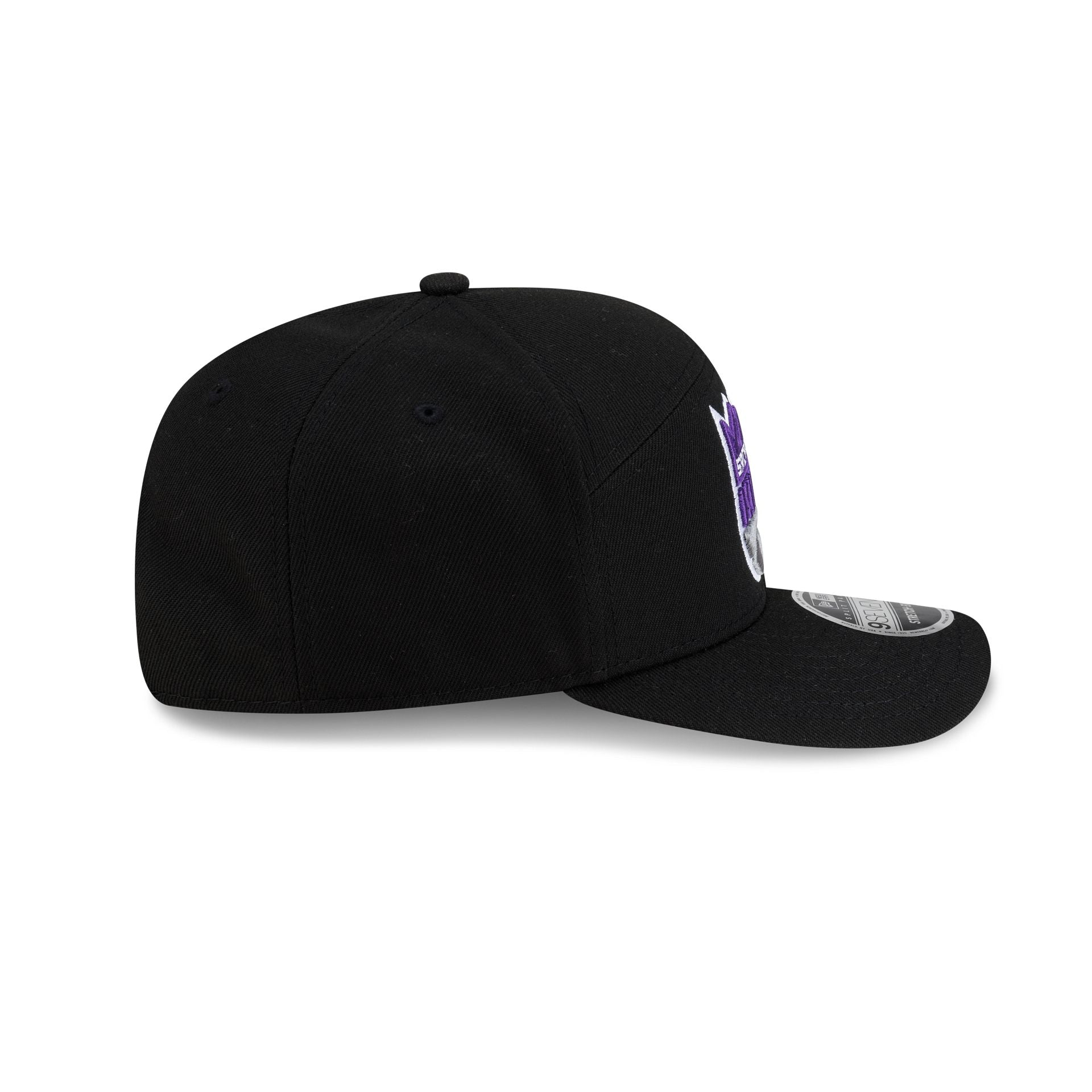 Sacramento Kings Poly Split Panel 9SEVENTY Stretch-Snap Hat - Image 5