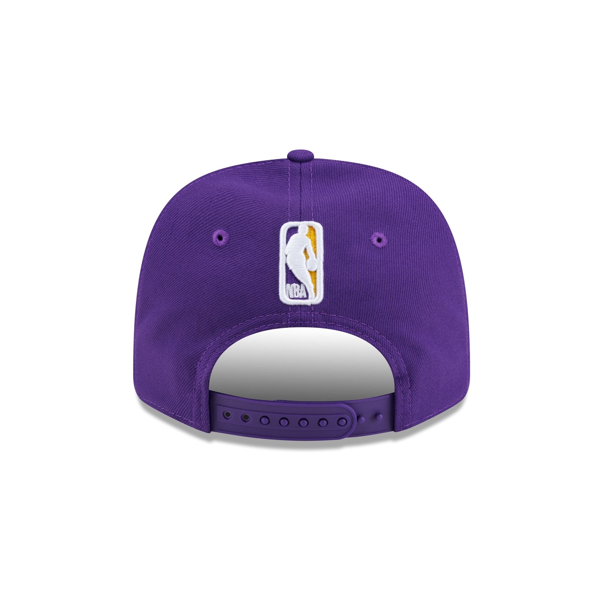 Los Angeles Lakers Poly Split Panel 9SEVENTY Stretch-Snap Hat - Image 6