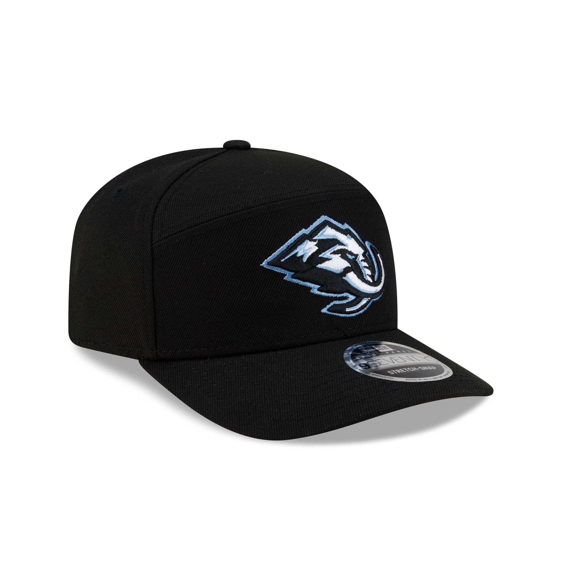 Utah Mammoth Poly Split Panel 9SEVENTY Stretch-Snap Hat - Image 3