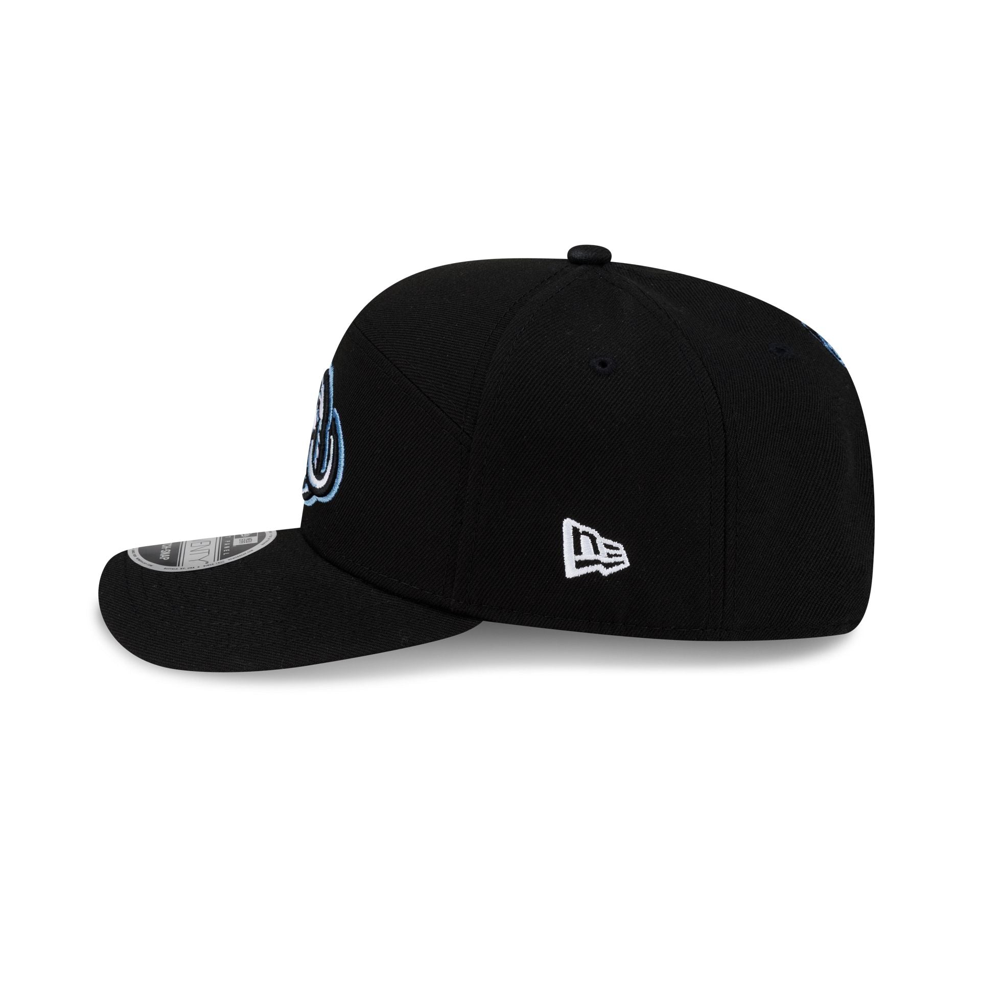 Utah Mammoth Poly Split Panel 9SEVENTY Stretch-Snap Hat - Image 4