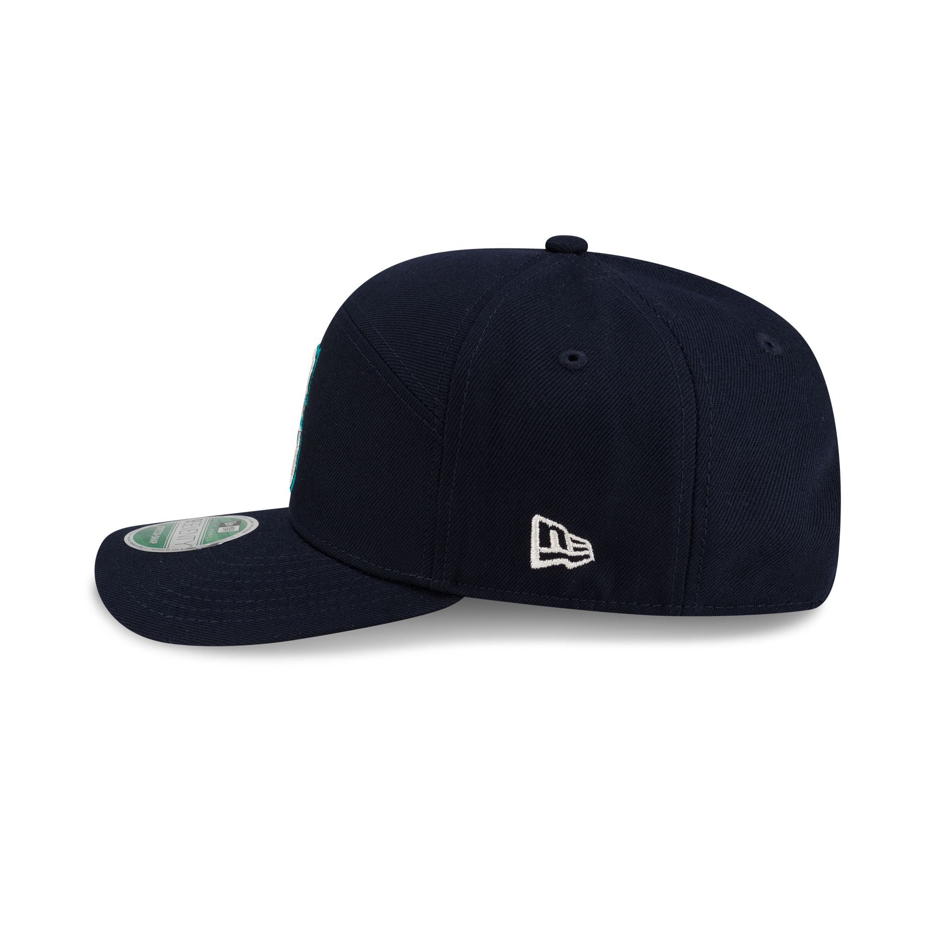Seattle Mariners Player Replica Game Split Panel 9SEVENTY Stretch-Snap Hat - Image 4