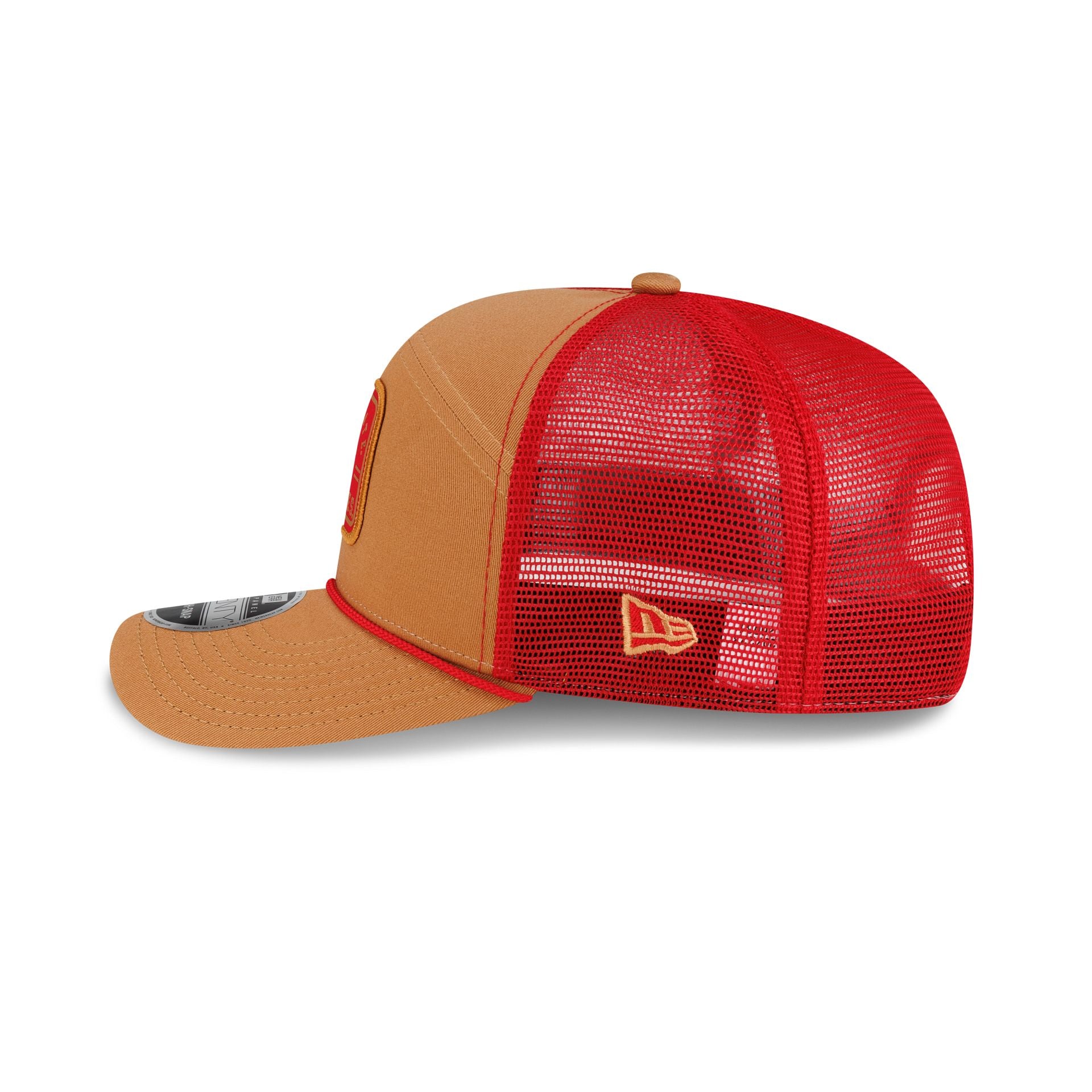 Ohio State Buckeyes Light Bronze Split Panel 9SEVENTY Trucker Hat - Image 4