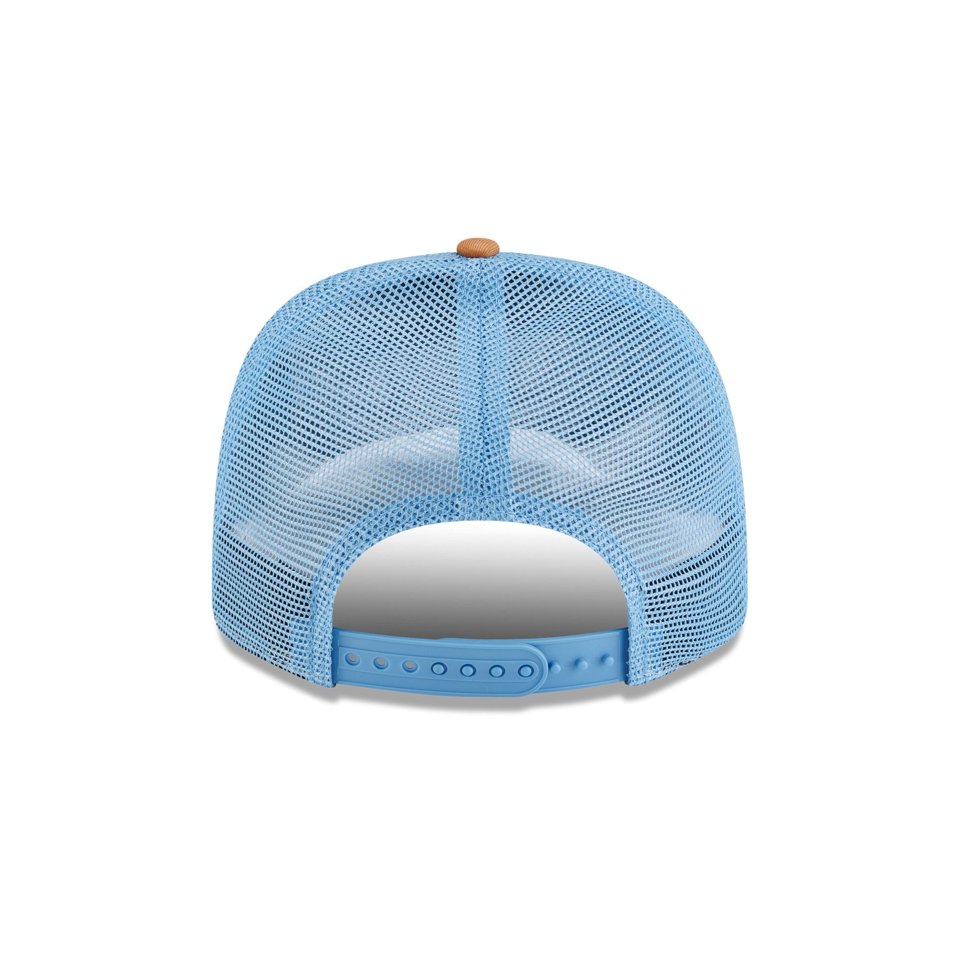 North Carolina Tar Heels Light Bronze Split Panel 9SEVENTY Trucker Hat - Image 6