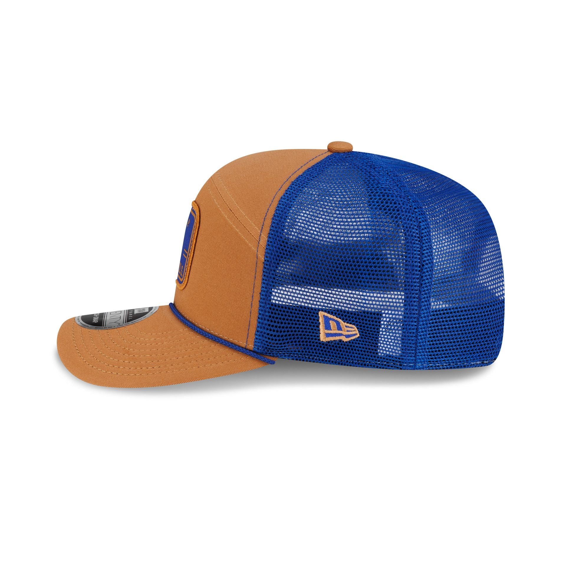 Duke Blue Devils Light Bronze Split Panel 9SEVENTY Trucker Hat - Image 4