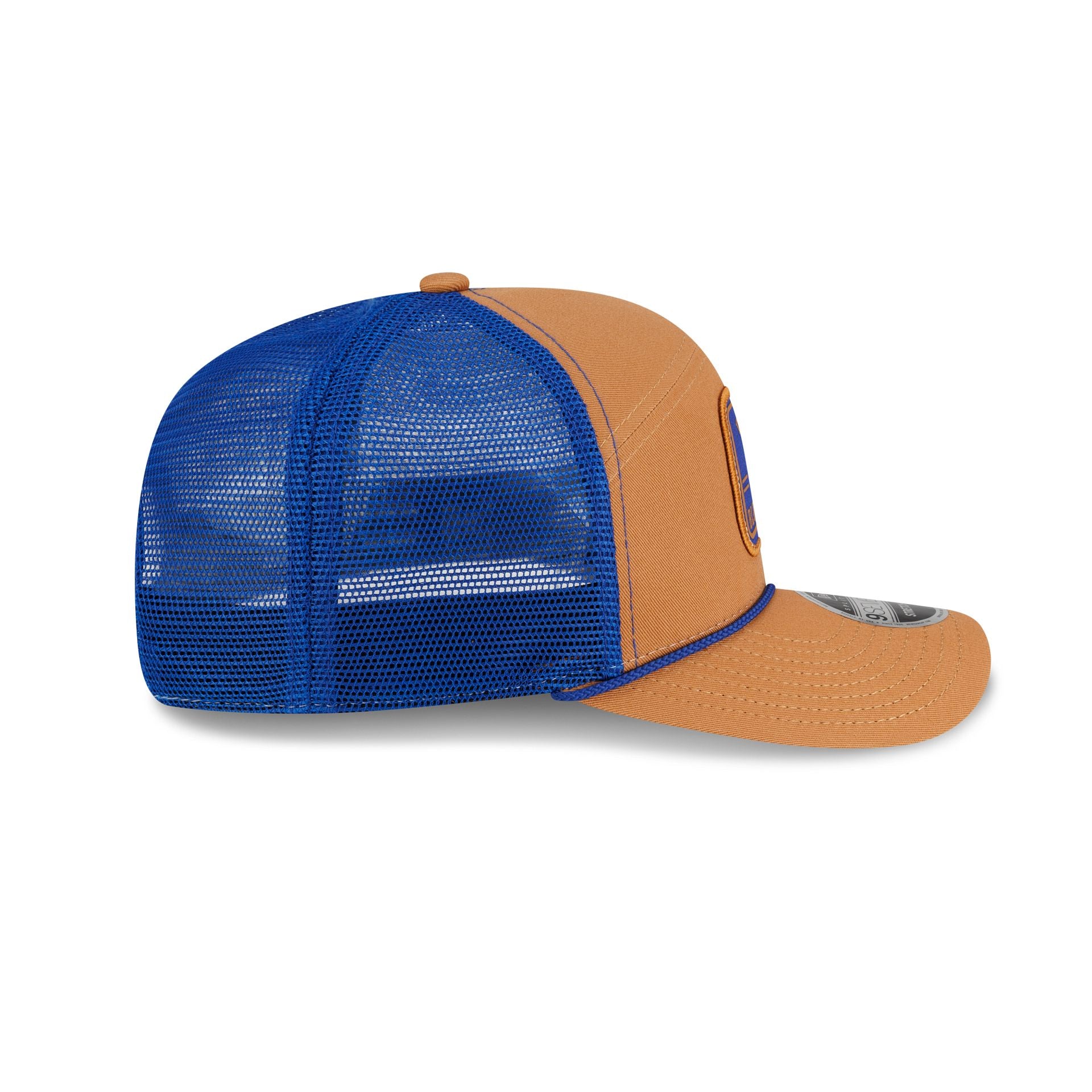 Duke Blue Devils Light Bronze Split Panel 9SEVENTY Trucker Hat - Image 5