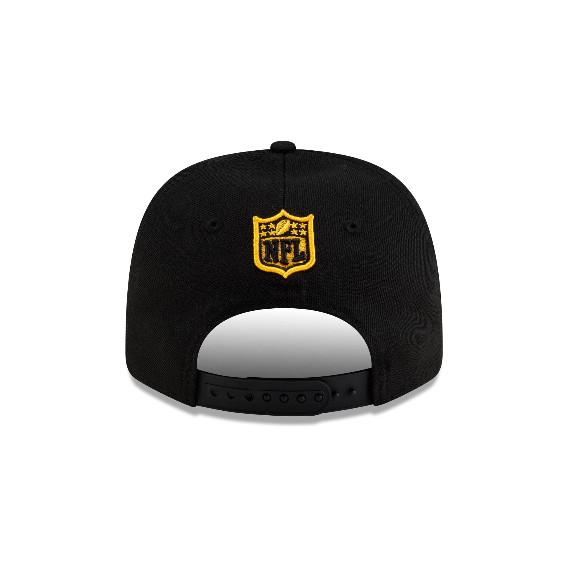 Pittsburgh Steelers Poly Split Panel 9SEVENTY Stretch-Snap Hat - Image 6