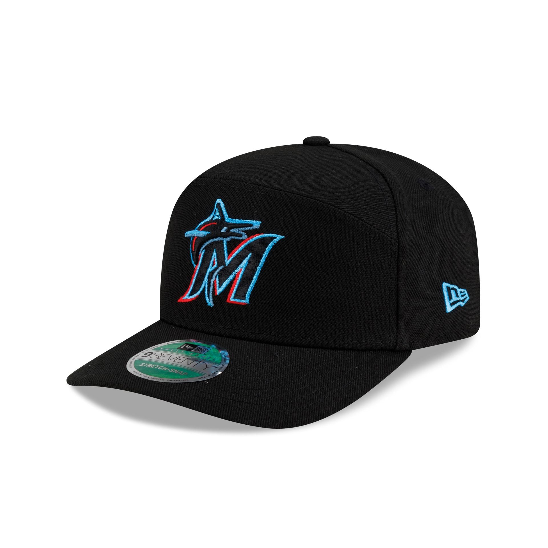 Miami Marlins Player Replica Game Split Panel 9SEVENTY Stretch-Snap Ha