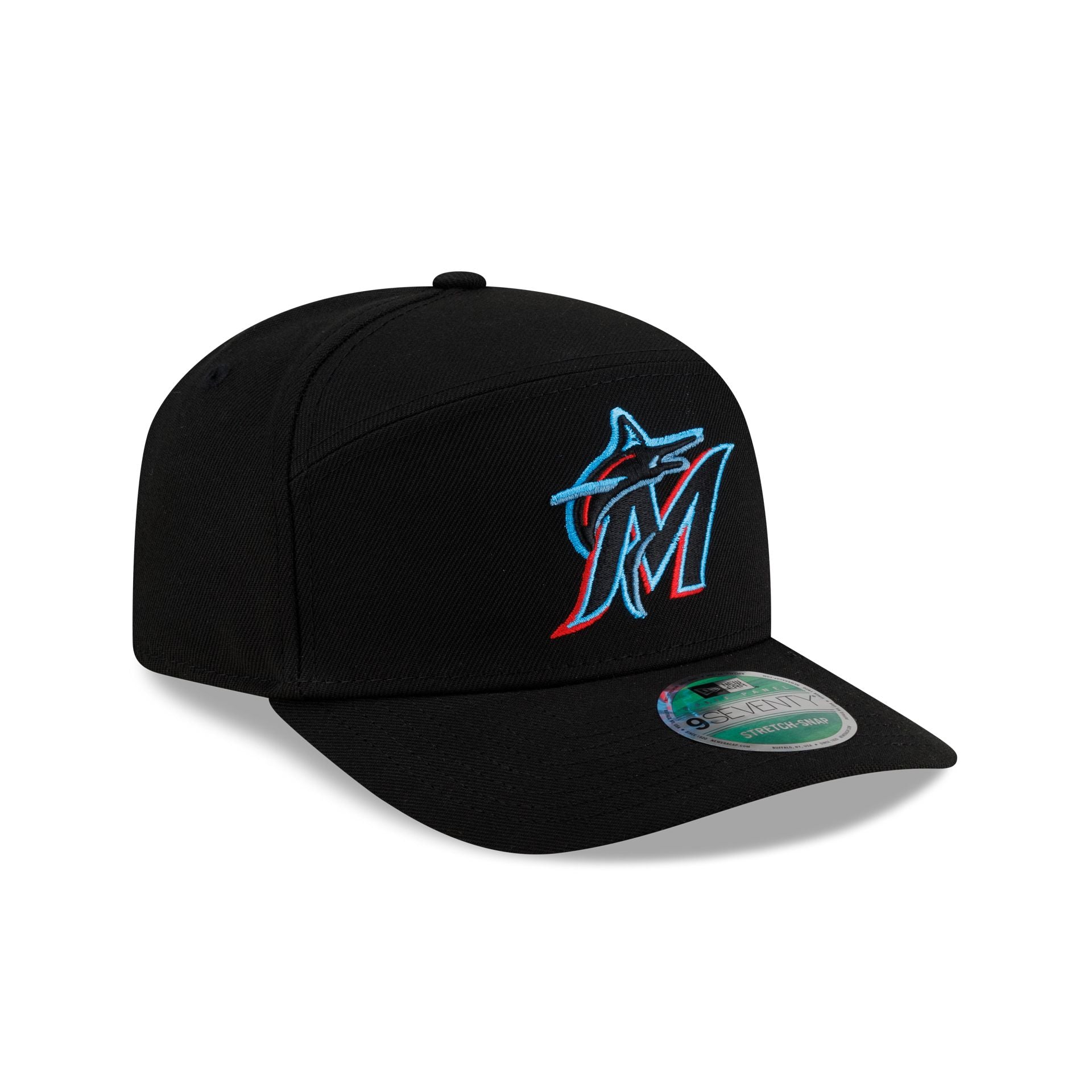 Miami Marlins Player Replica Game Split Panel 9SEVENTY Stretch-Snap Ha - Image 3