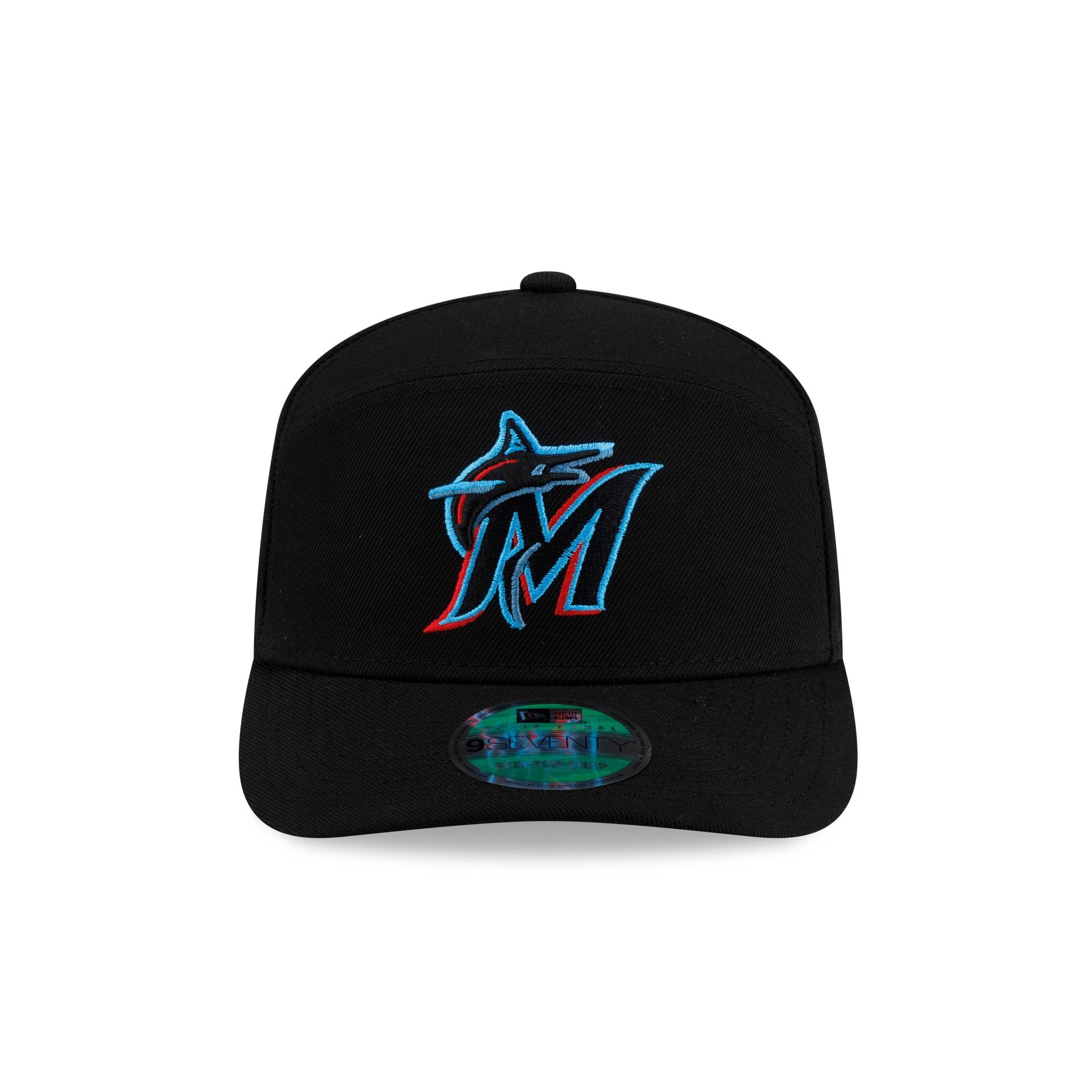 Miami Marlins Player Replica Game Split Panel 9SEVENTY Stretch-Snap Ha - Image 2