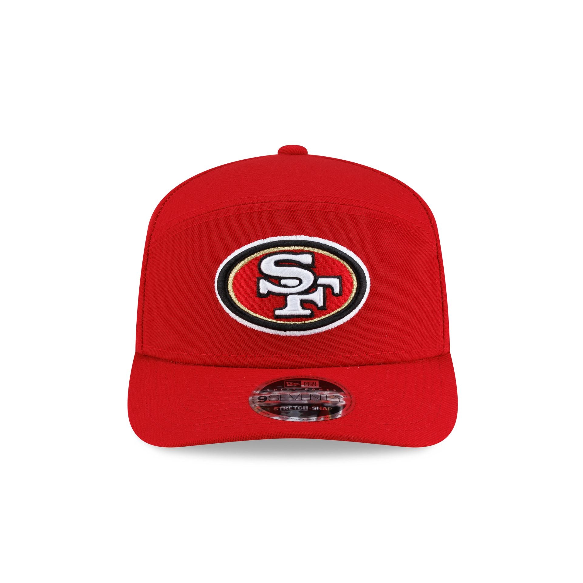 San Francisco 49ers Poly Split Panel 9SEVENTY Stretch-Snap Hat - Image 2