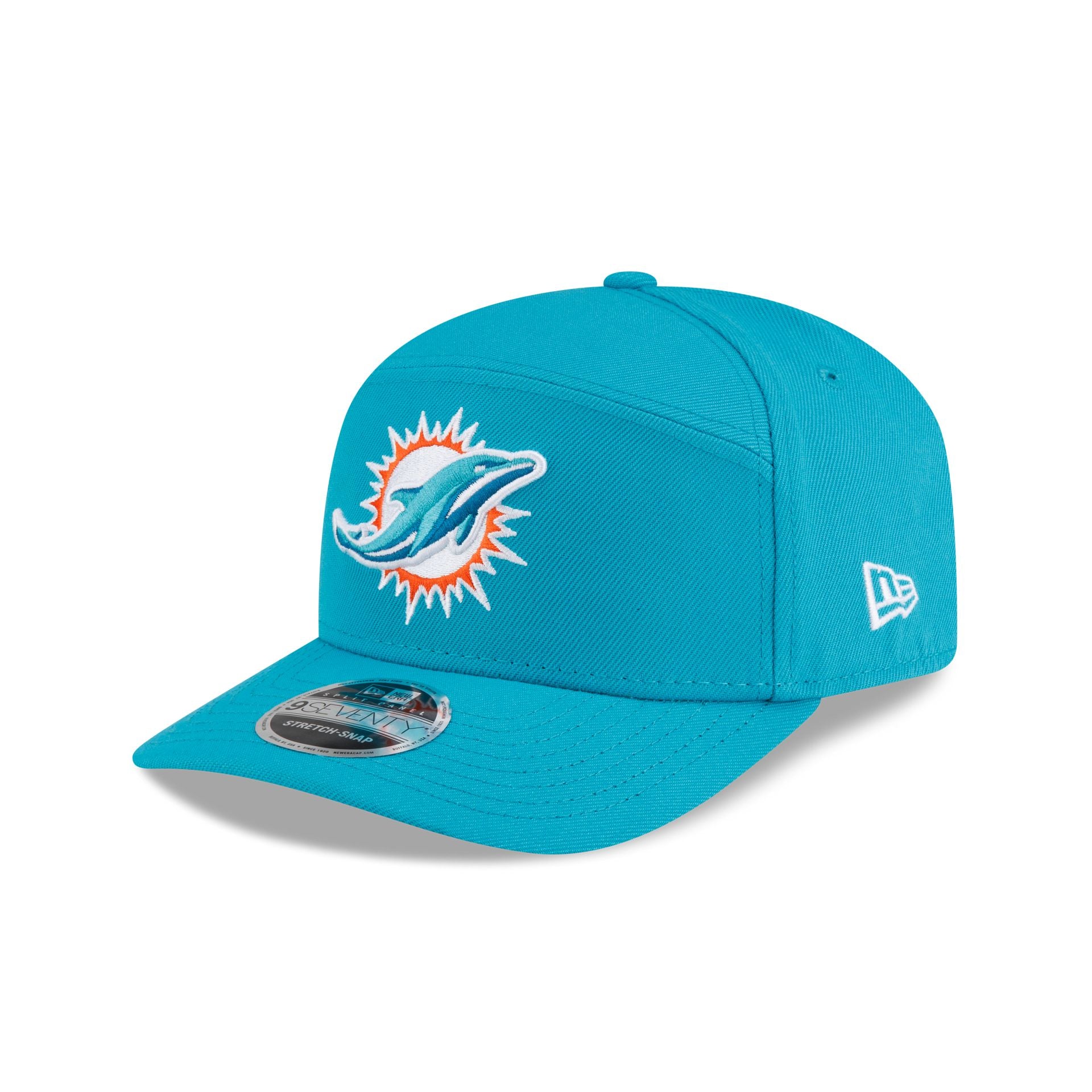 Miami Dolphins Poly Split Panel 9SEVENTY Stretch-Snap Hat