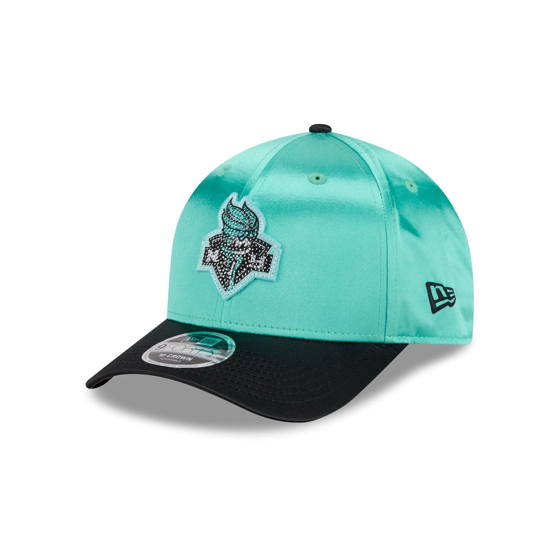 New York Liberty 2026 Draft Satin 9FORTY M-Crown Snapback Hat - Image 3
