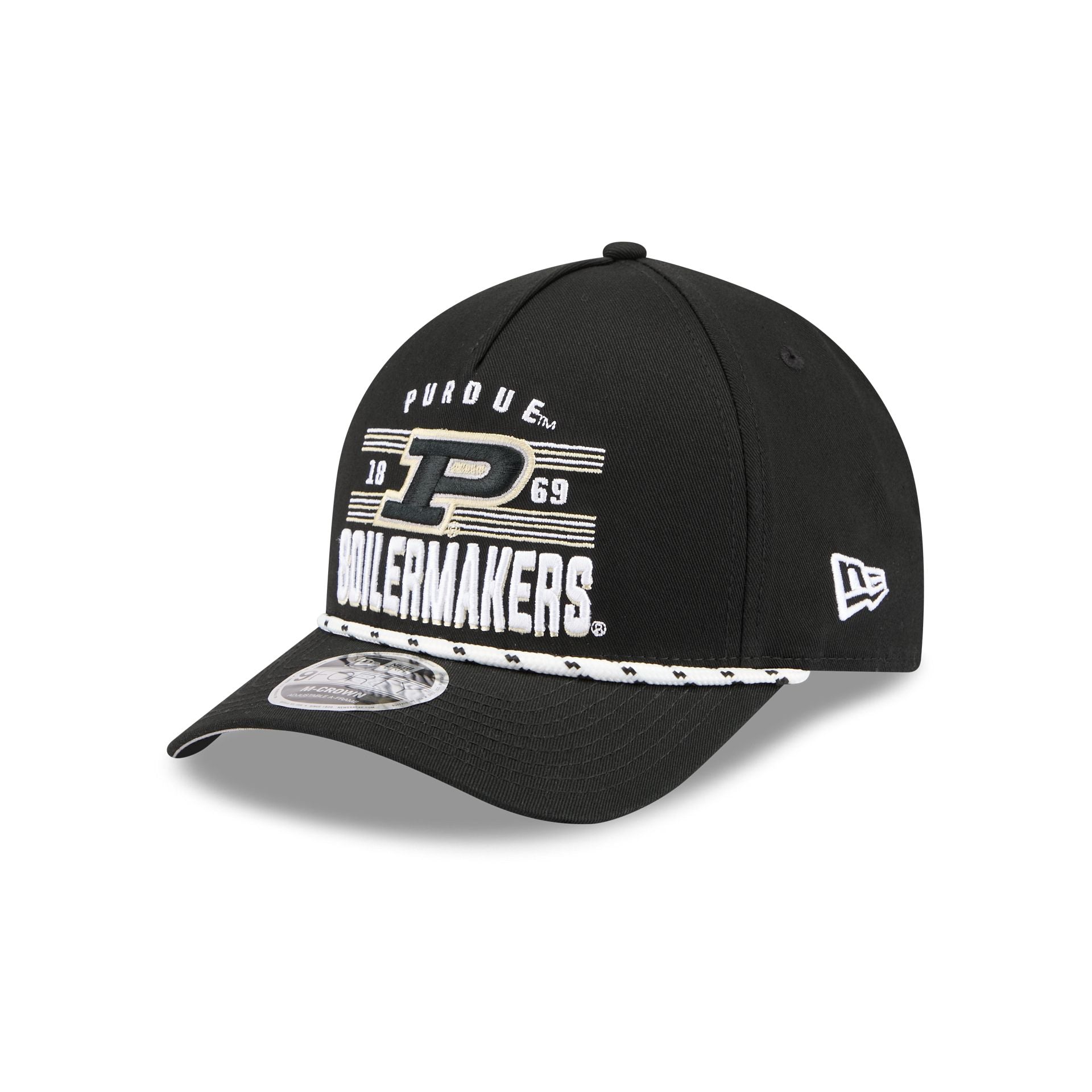 Purdue Boilermakers March Madness 9FORTY M-Crown A-Frame Snapback Hat - Image 3