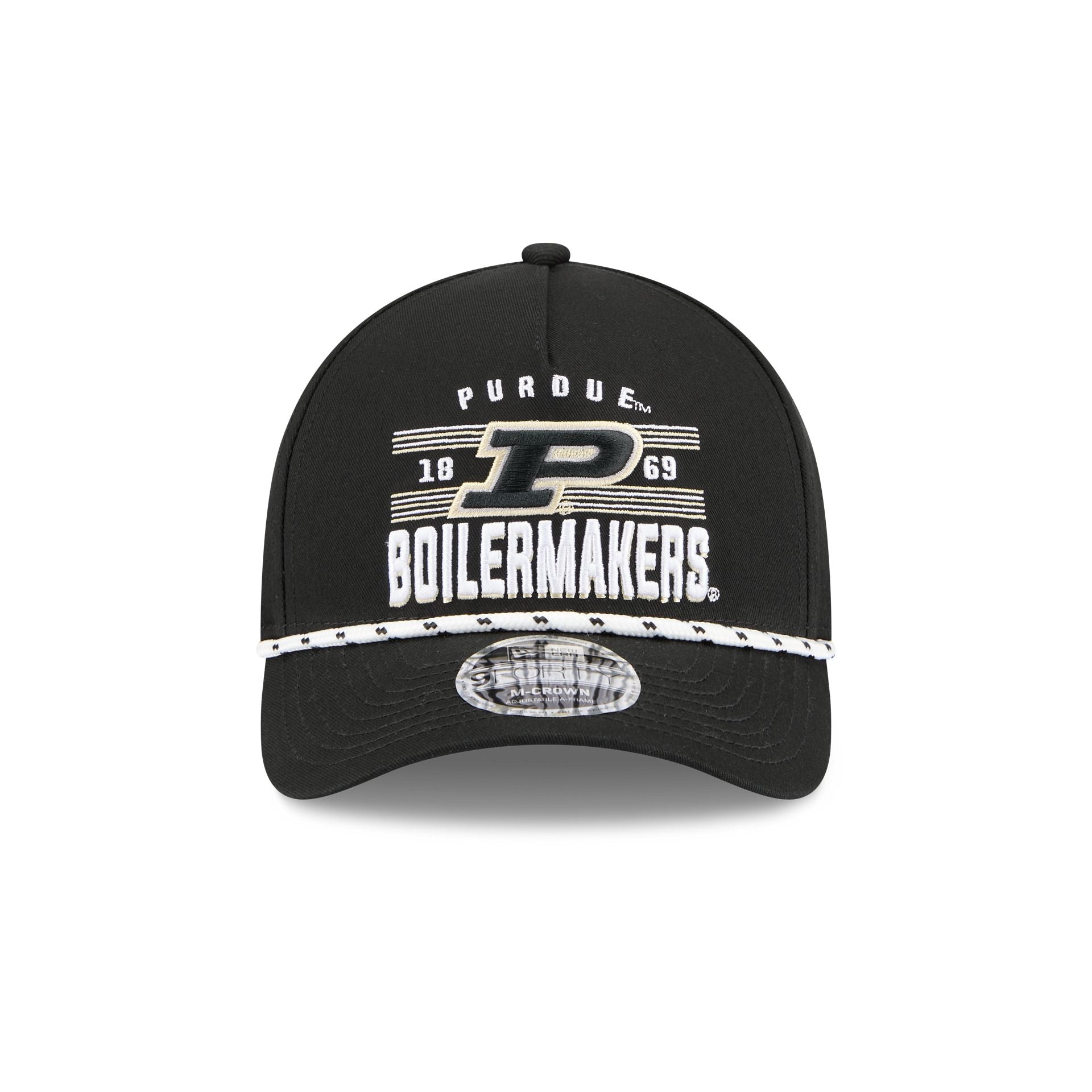 Purdue Boilermakers March Madness 9FORTY M-Crown A-Frame Snapback Hat - Image 2