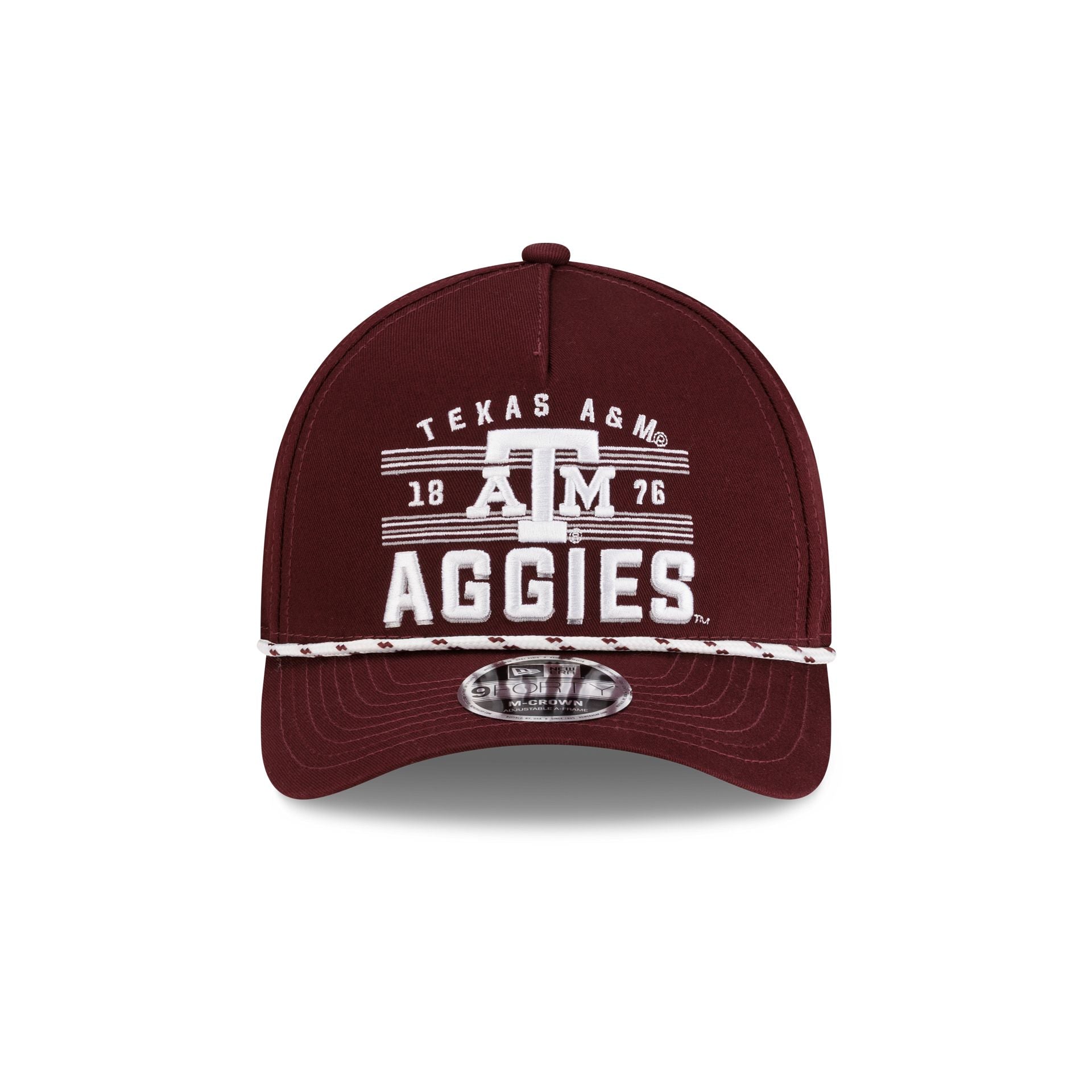 Texas A&M Aggies March Madness 9FORTY M-Crown A-Frame Snapback Hat - Image 2