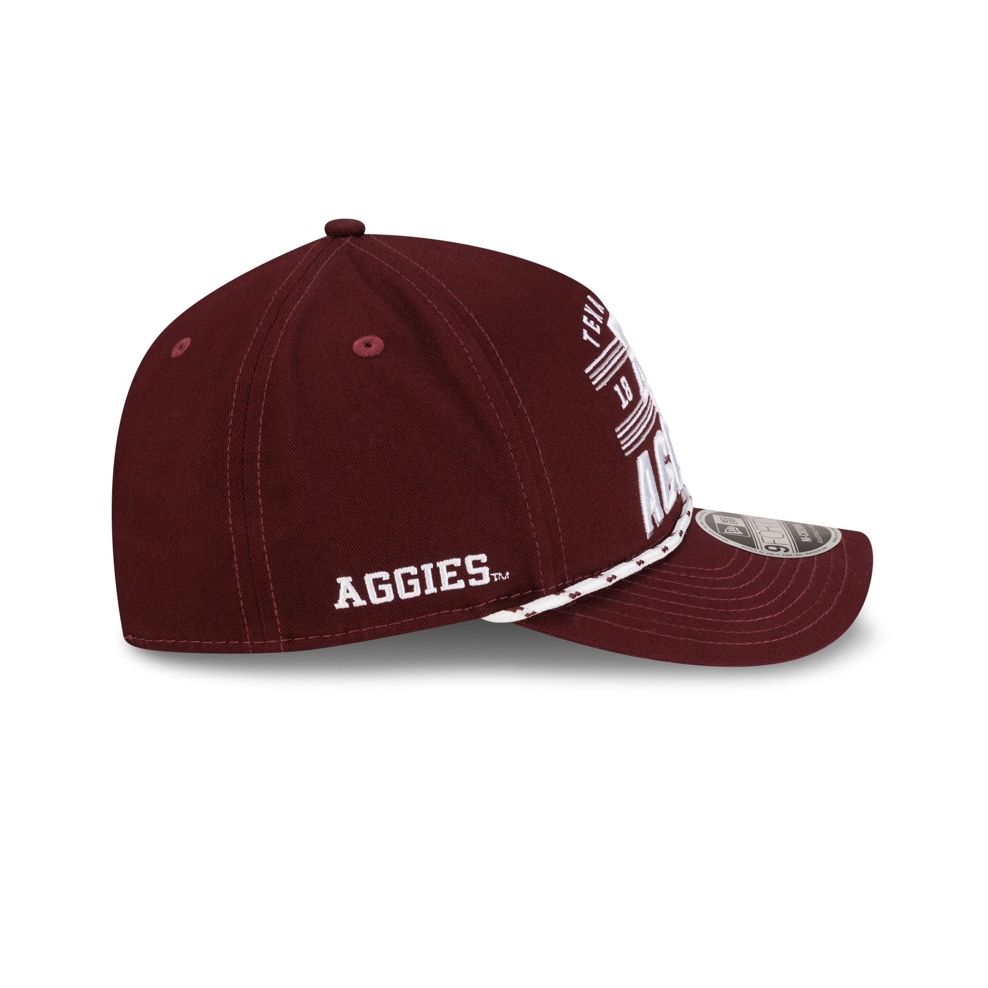 Texas A&M Aggies March Madness 9FORTY M-Crown A-Frame Snapback Hat - Image 4